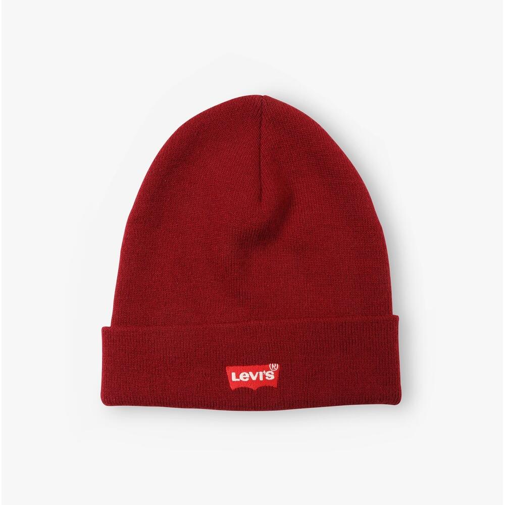 Mens Outdoors Hat Red Batwing Embroidered
