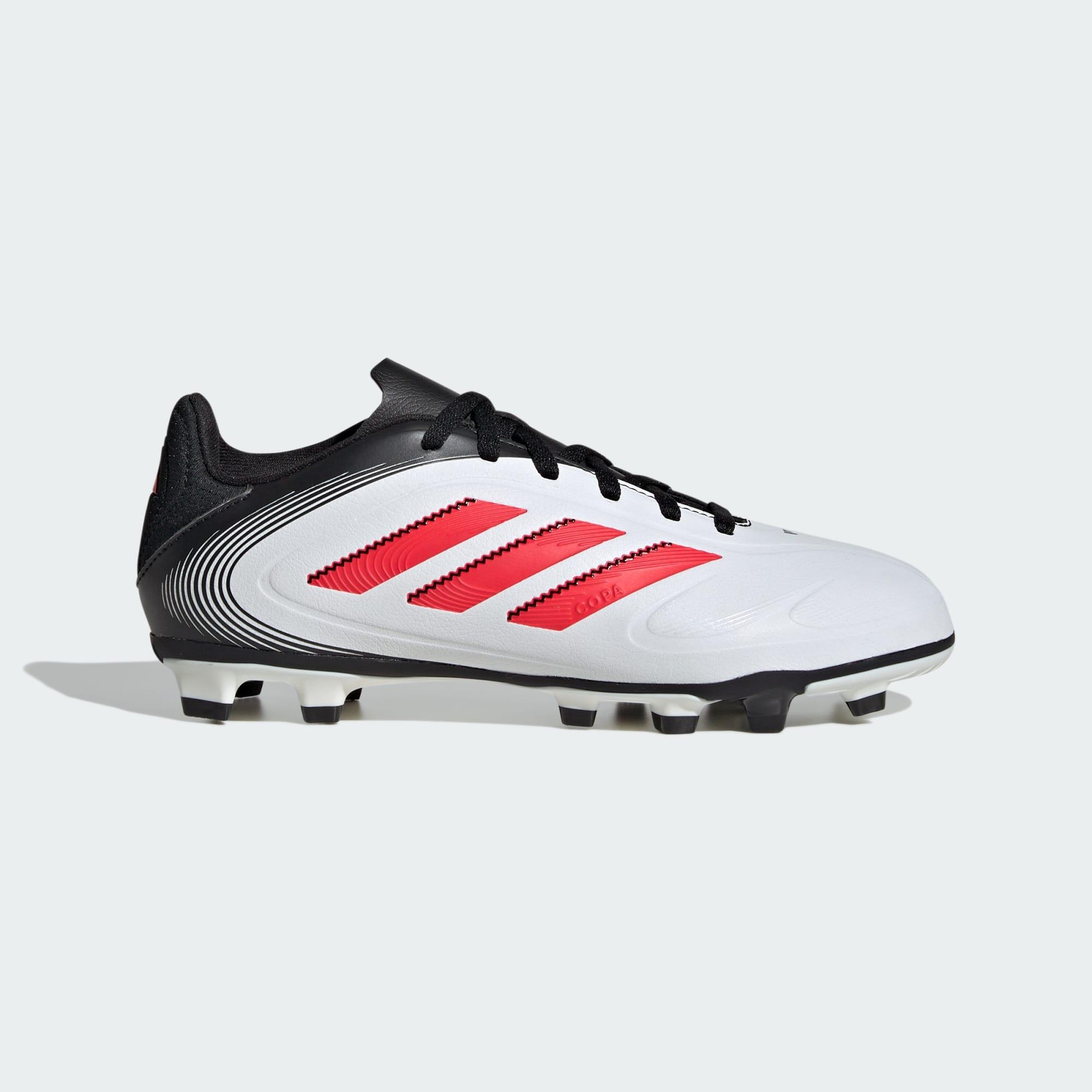 Adidas - Chaussure Copa Pure 3 Club Terrain Souple / Multi-surfaces Enfants - Chaussures De Football - Blanc|noir|rouge - 38 - Decathlon