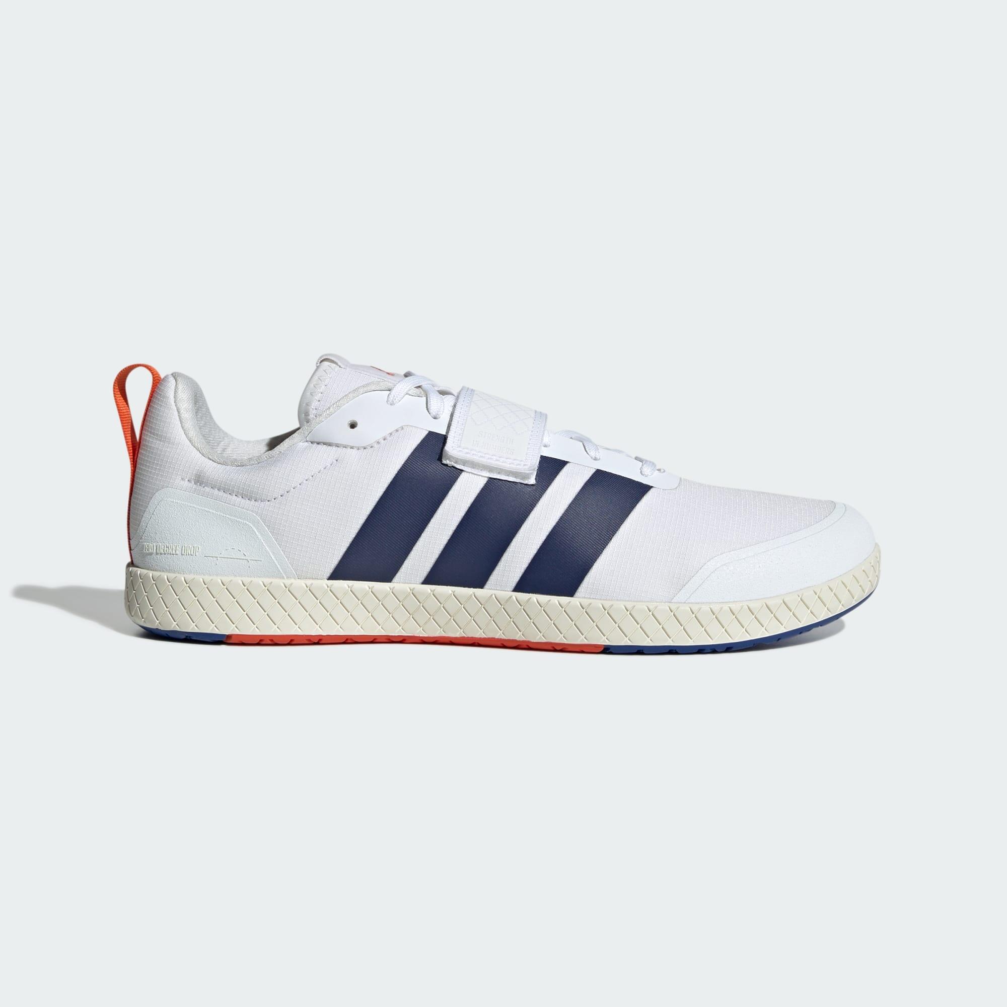 Adidas - Chaussure D'Haltérophilie The Total - Baskets - Blanc|bleu - 40 - Decathlon