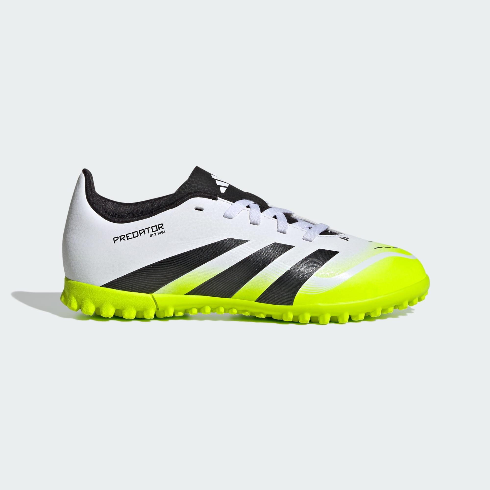 Adidas - Chaussure Predator Club Turf Enfants - Chaussures De Football - Blanc|jaune|noir - Decathlon