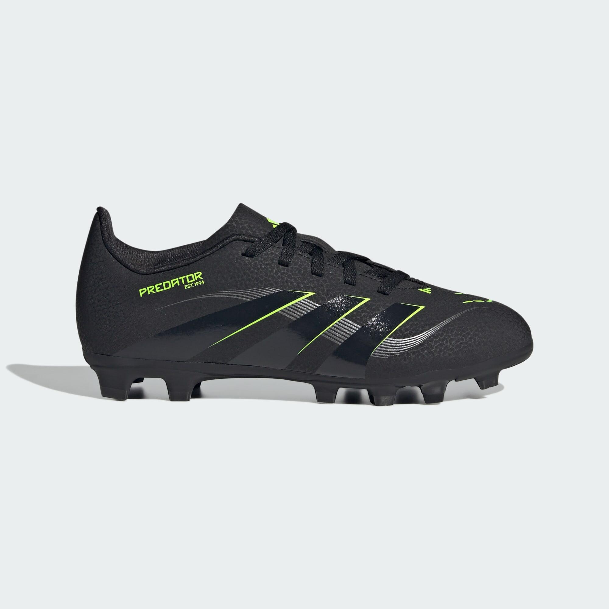 Adidas - Chaussure Predator Club Terrain Souple/multi-surfaces Enfants - Chaussures De Football - Gris|jaune|noir - 38 - Decathlon