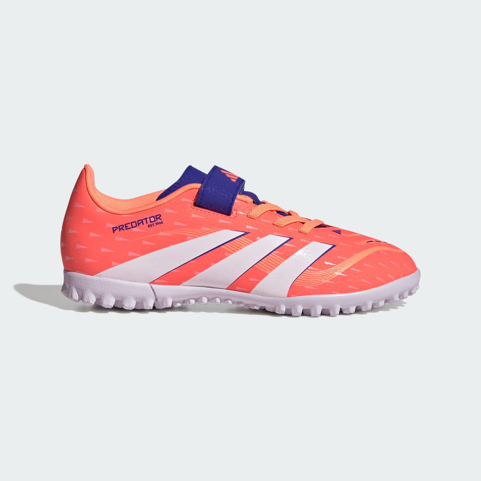 Adidas - Chaussure Predator Club Turf Enfants - Chaussures De Football - Blanc|orange - 38 - Decathlon