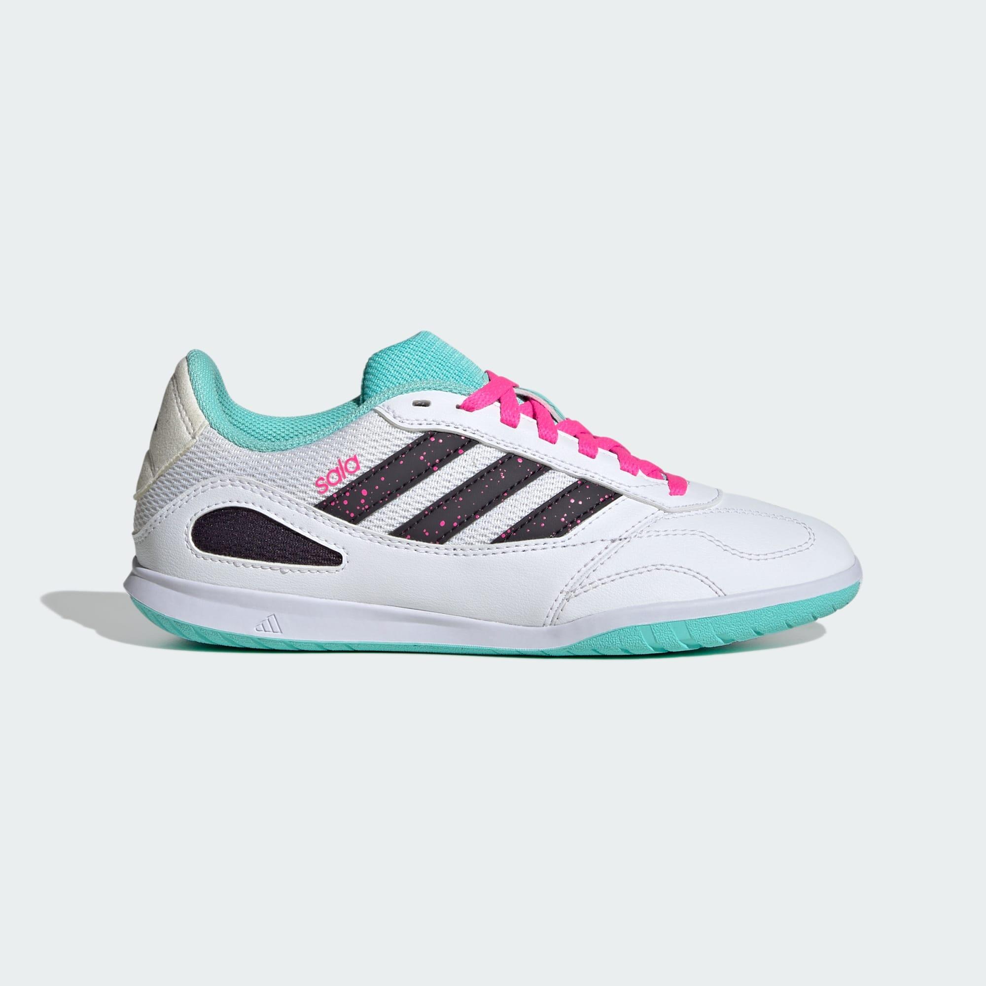 Adidas - Chaussure Super Sala Competition 3 Indoor Enfants - Chaussures De Futsal - Blanc|bleu|noir - 35 - Decathlon