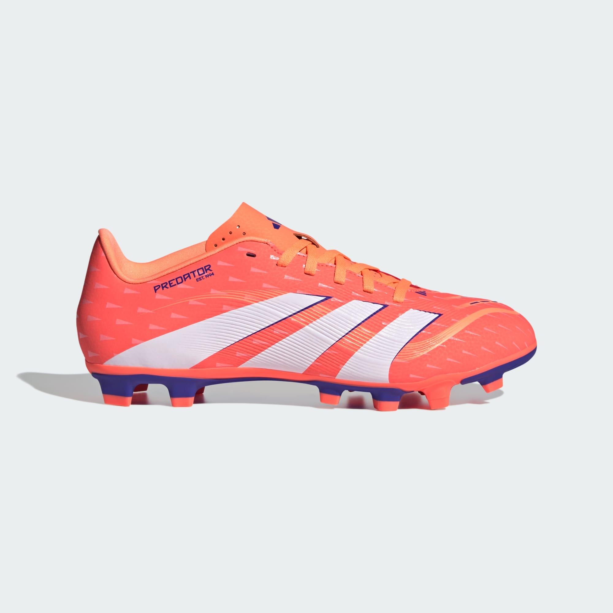 Adidas - Chaussure Predator Club Terrain Souple/multi-surfaces - Chaussures De Football - Blanc|orange - Decathlon
