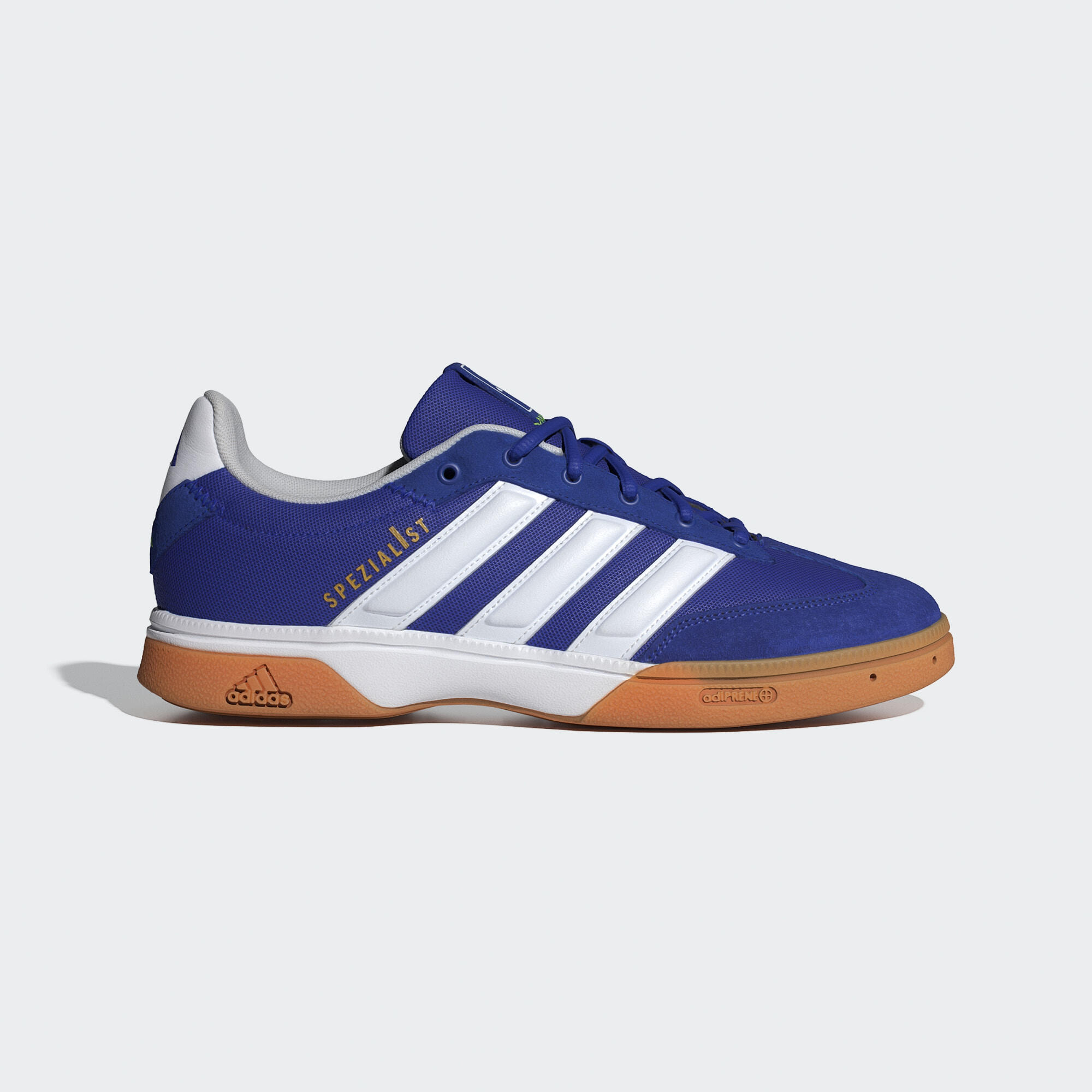 Adidas - Chaussure Spezialist Indoor - Chaussures De Sport - Blanc|bleu|jaune - Decathlon