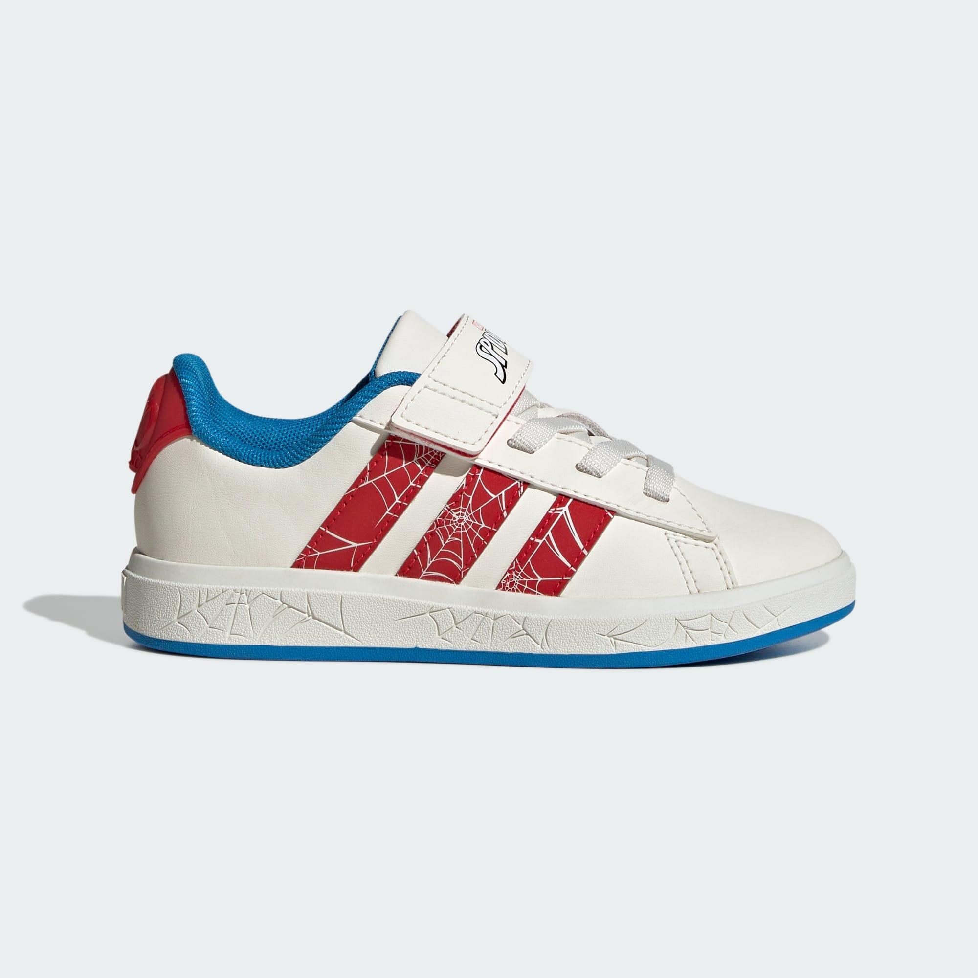 Adidas - Chaussure Adidas Marvel Spider-man Grand Court - Chaussures De Sport - Blanc|bleu|rouge - 40 - Decathlon