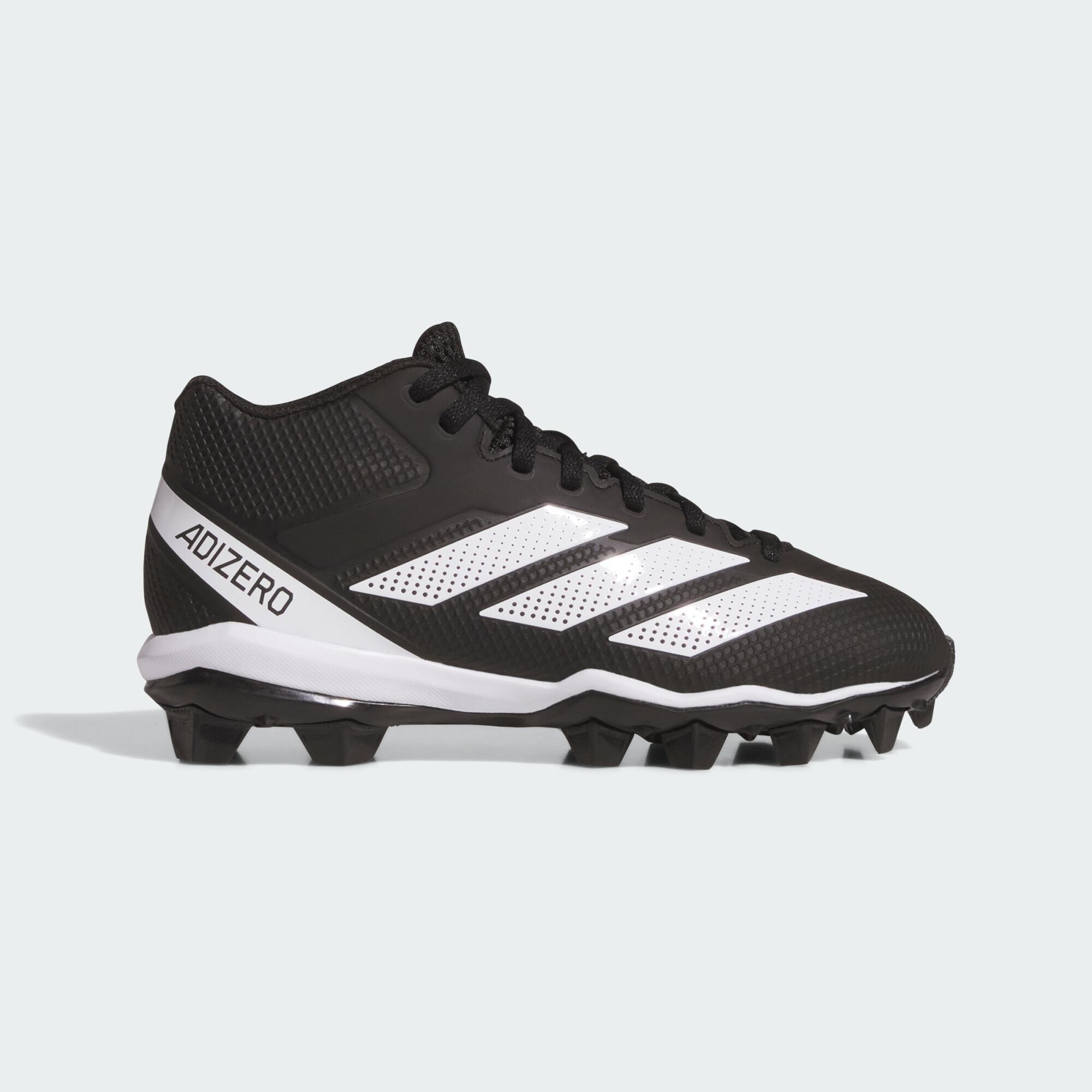 Adidas - Chaussure À Crampons De Football Moulée Rubber Adizero Impact.2 Enfants - Chaussures De Sport - Blanc|noir - Decathlon