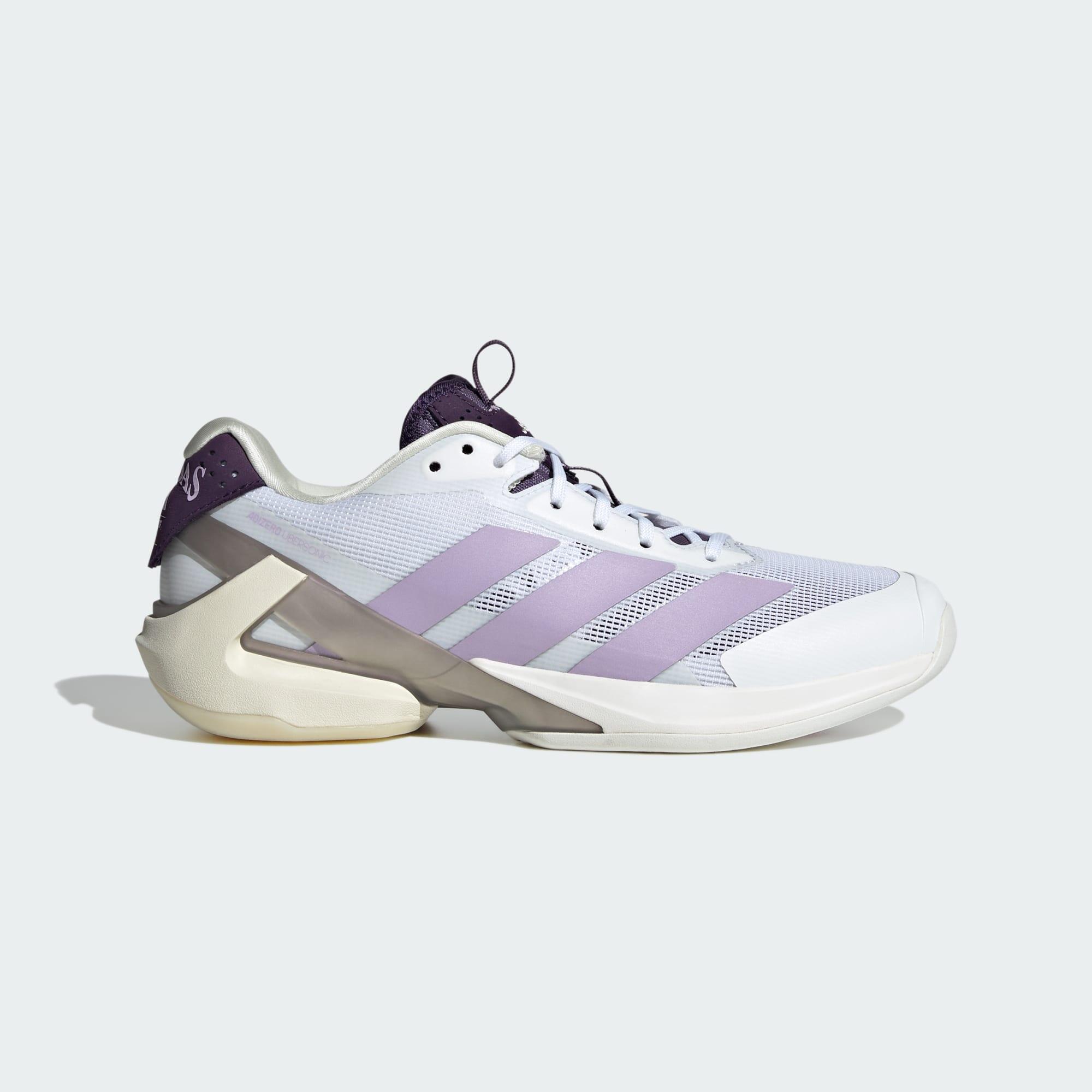 Adidas - Chaussure De Tennis Adizero Ubersonic 5 - Chaussures De Sport - Blanc|rose|violet - 36 - Decathlon