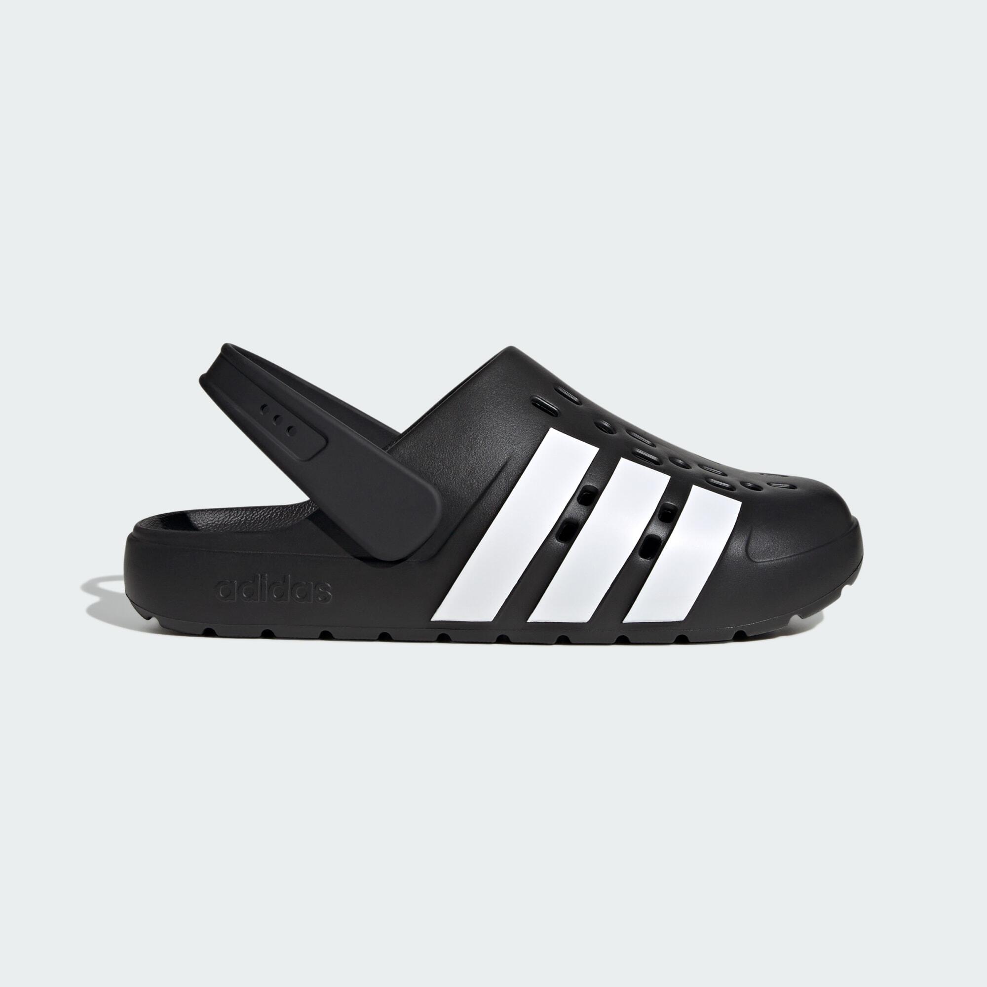 Adidas - Sabot Adilette 2.0 - Tongs Piscine - Blanc|noir - 38 - Decathlon