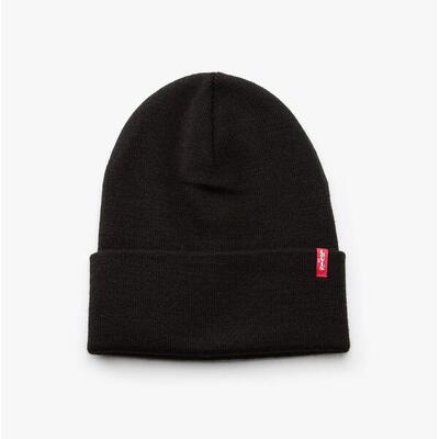 Hoed levi's slouchy red tab beanie