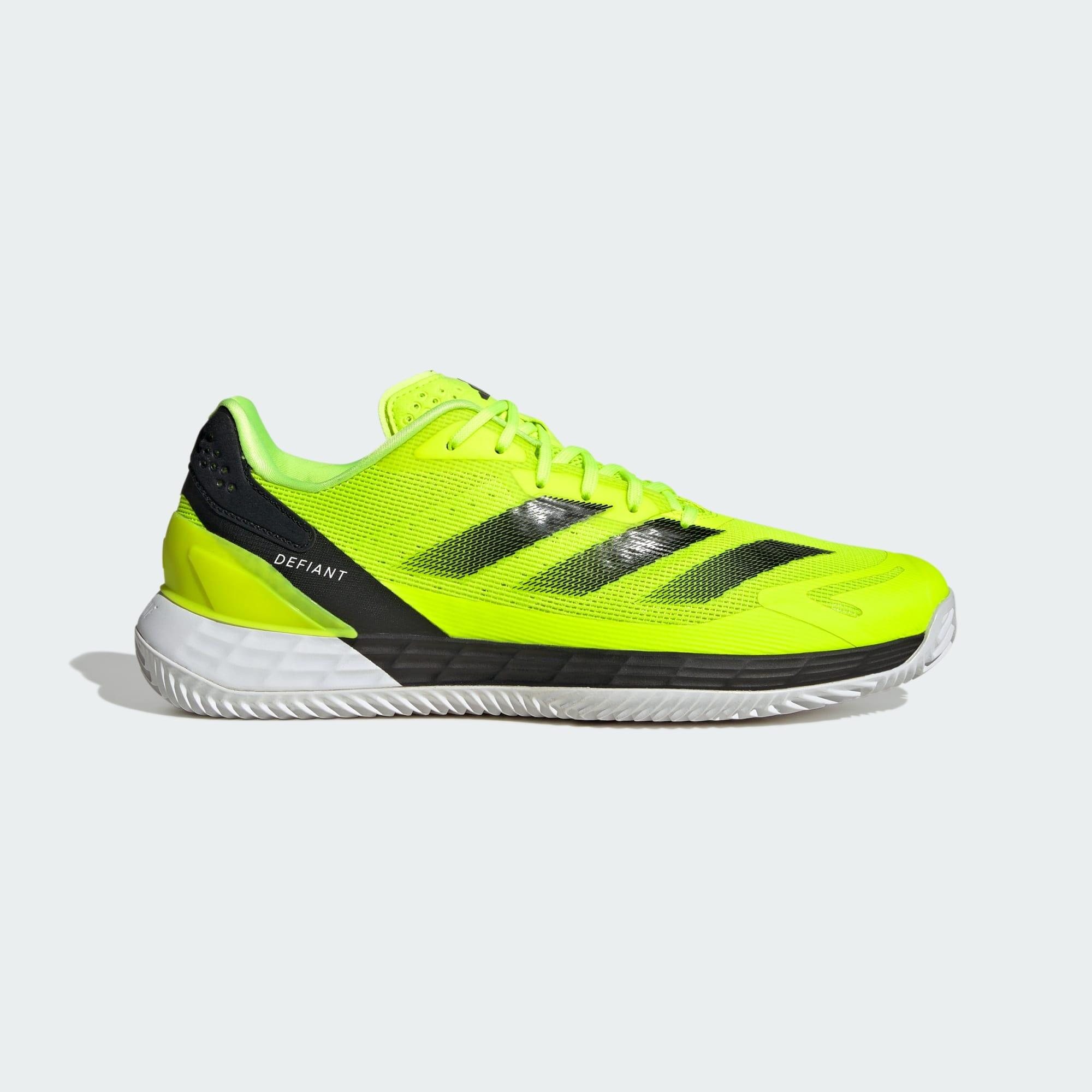 Adidas - Chaussure De Tennis Defiant Speed 2 Terre Battue - Chaussures De Sport - Blanc|jaune|noir - Decathlon