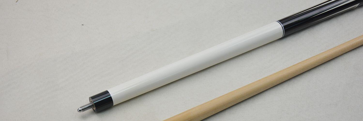 John West Poolball Fun 4 – Stecca da biliardo a 2 pezzi, 147 cm, design bianco 4/6