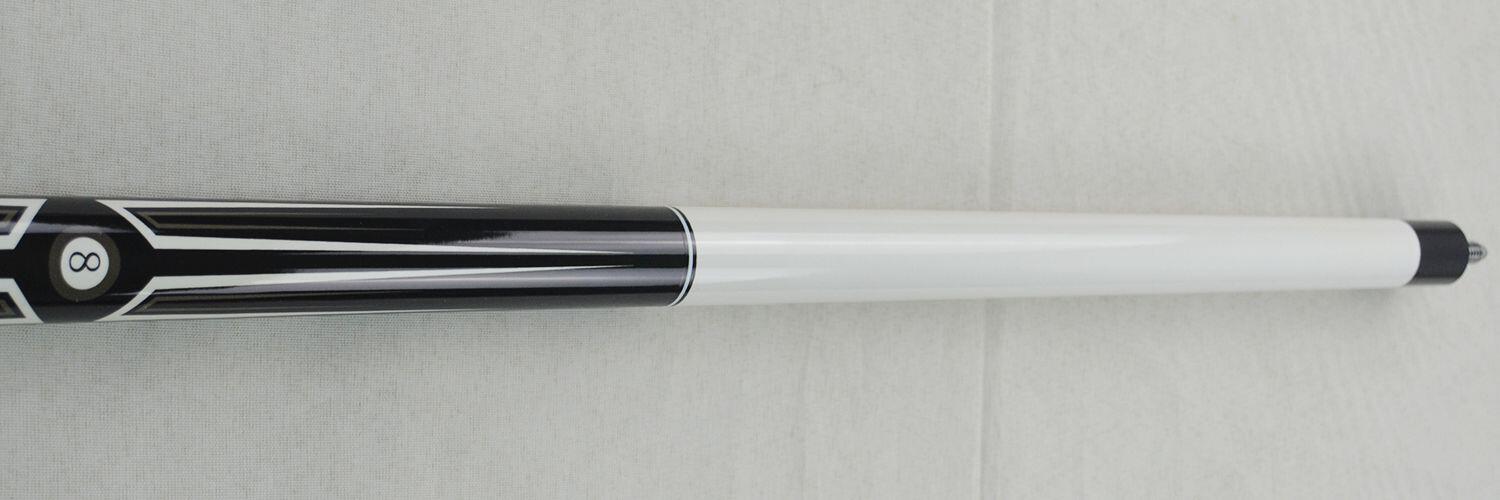 John West Poolball Fun 4 – Stecca da biliardo a 2 pezzi, 147 cm, design bianco 6/6