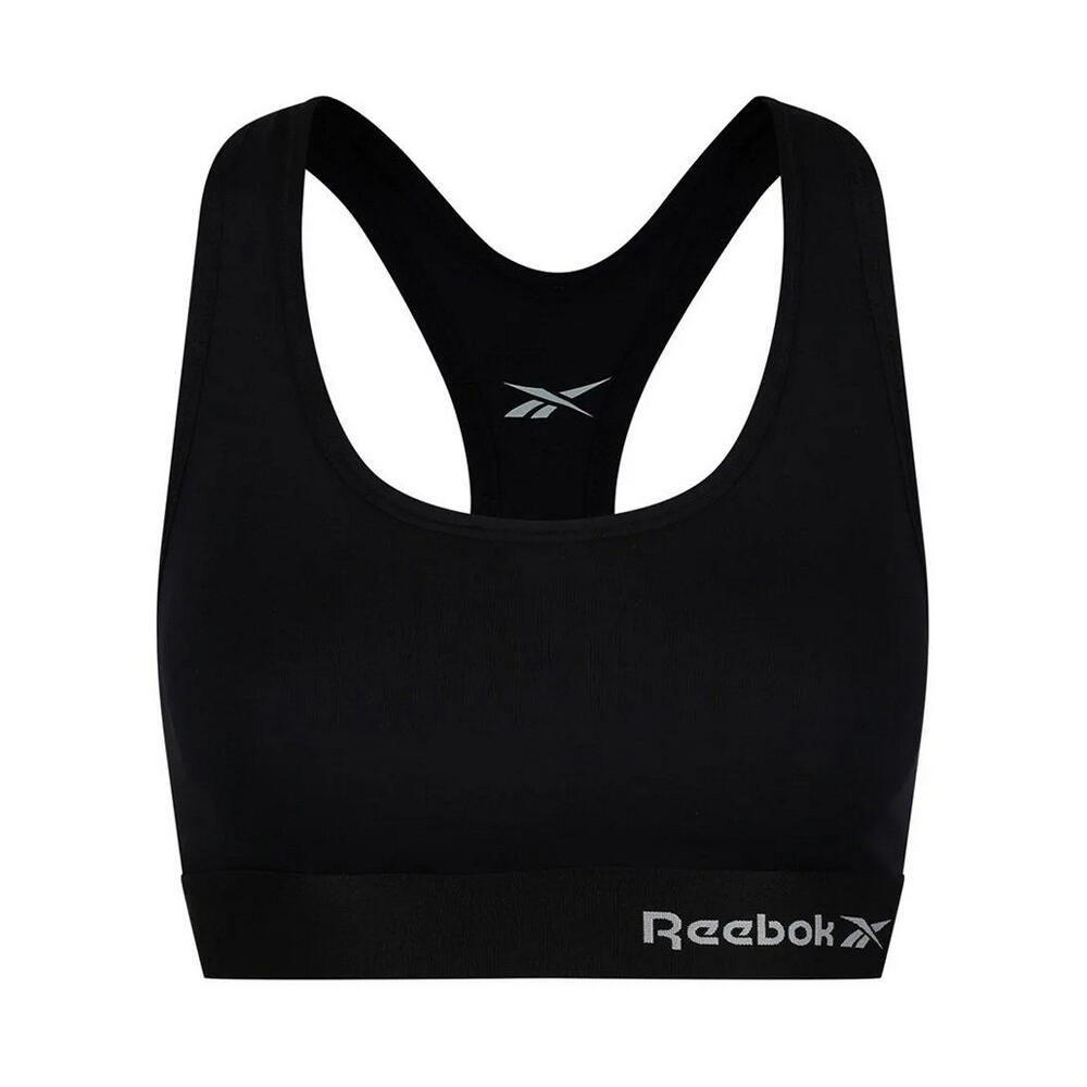 Womens/Ladies Steffi Sports Crop Top (Black)