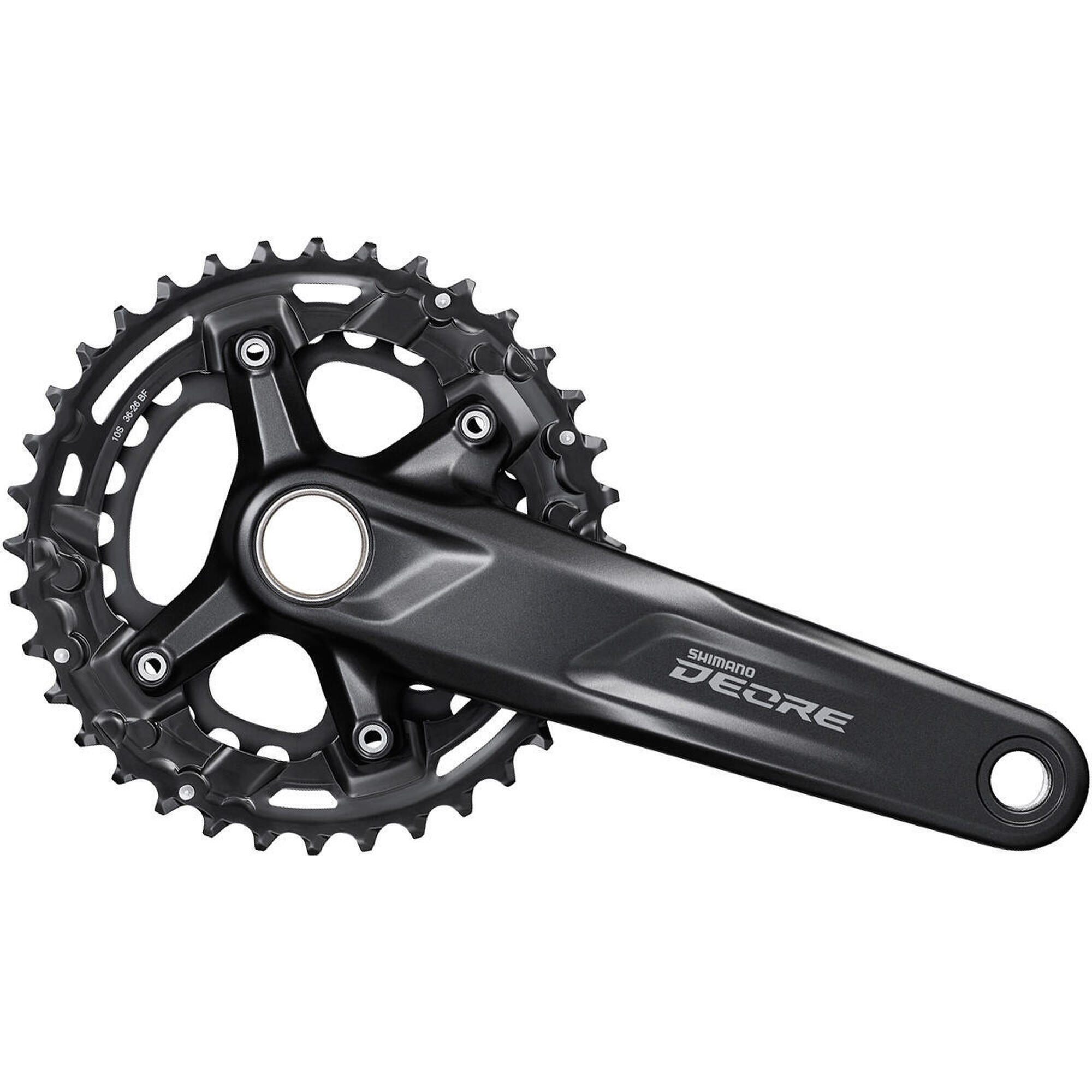 Podwójny mechanizm korbowy Shimano Deore Fc-M4100-B2 10V