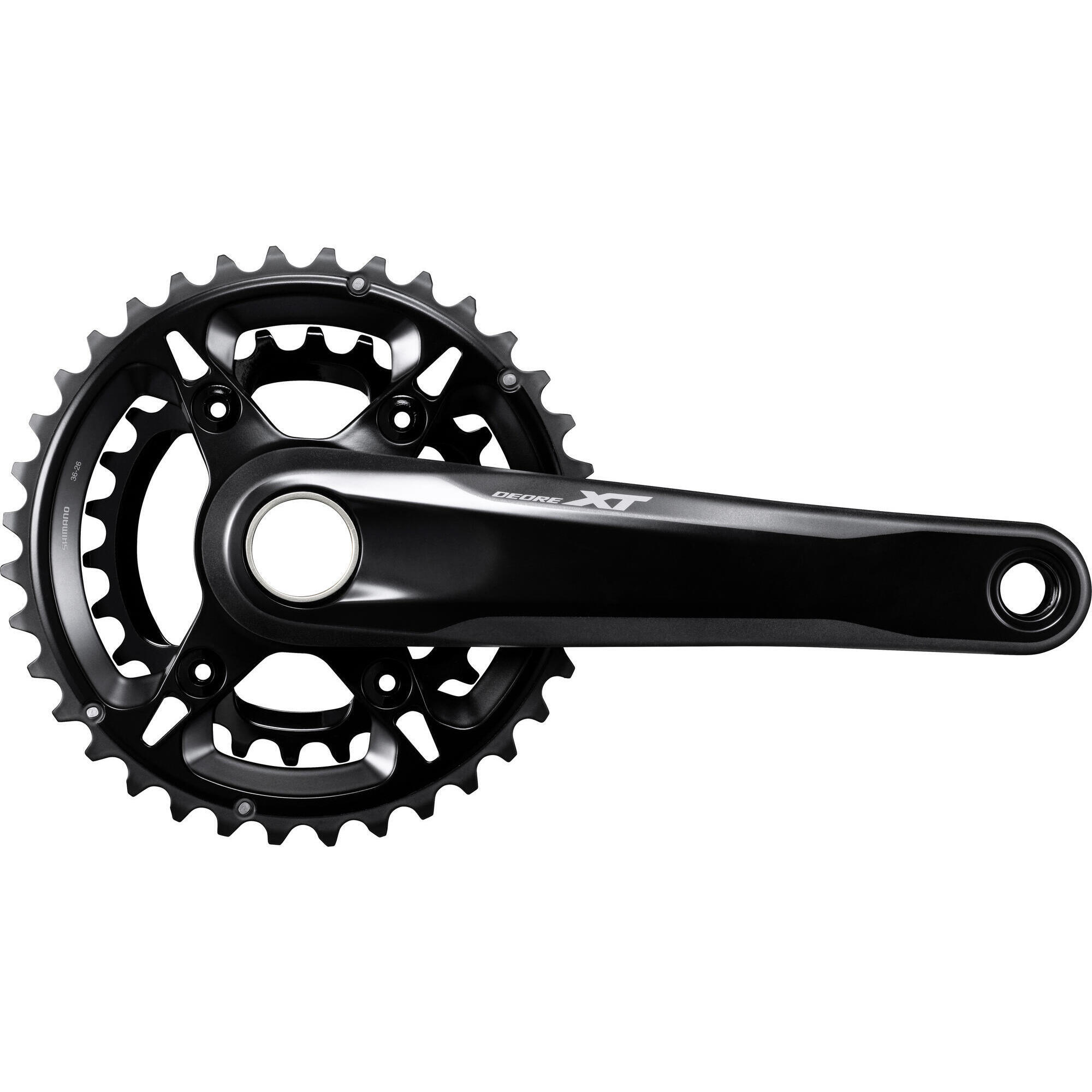 Shimano - Pédalier Deore Xt Fc-m8100-2 2x12 Vitesses, 1 - Axe De Roue - Taille Unique - Decathlon