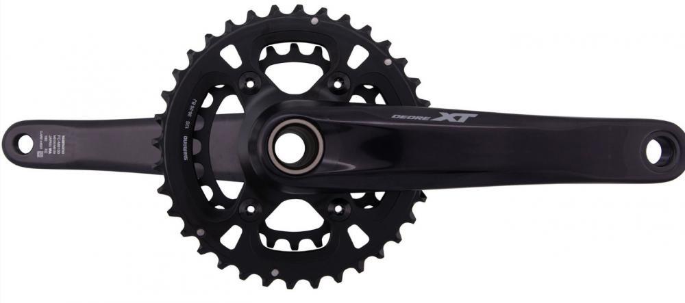 SHIMANO Deore XT FC-M8100 2x 26/36T 180mm Hollowtech II negro 2/3