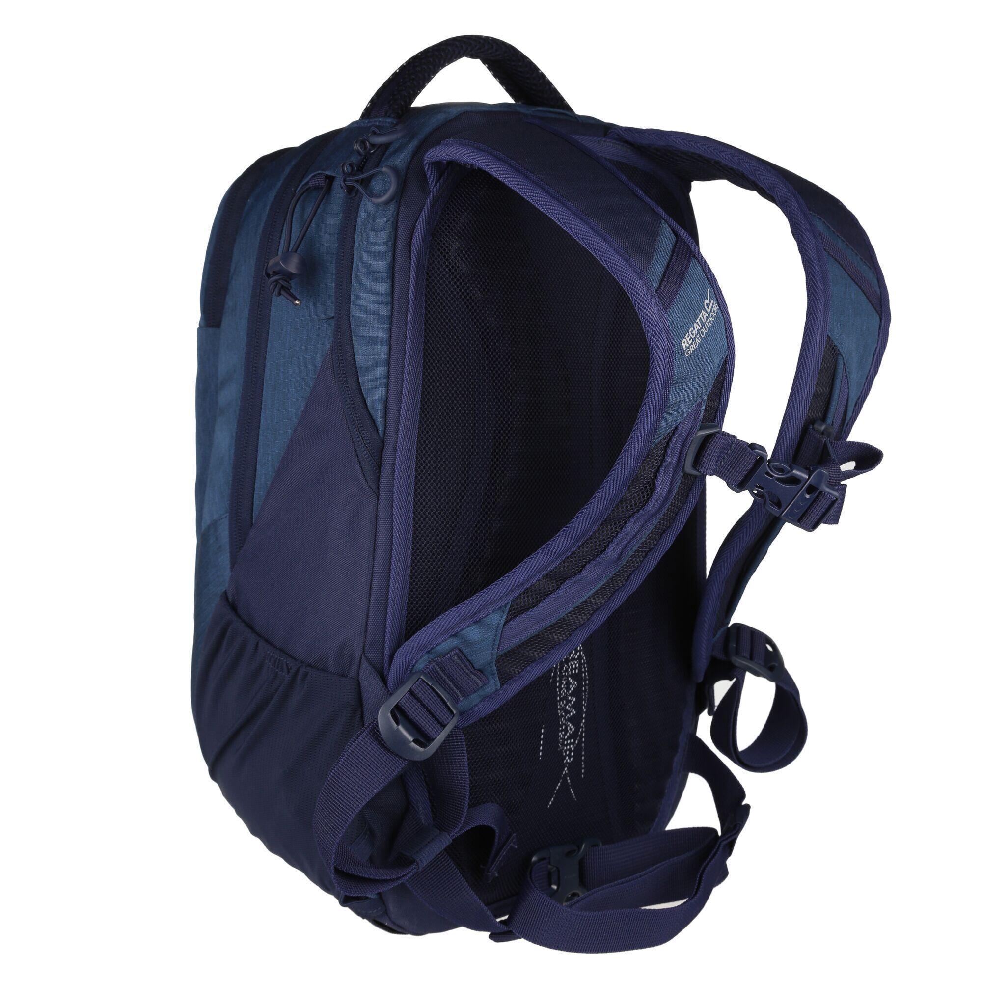 HerrenDamen Unisex Rucksack "Oakridge", 20L Damen und Herren Marineblau/Dunkles 2/4