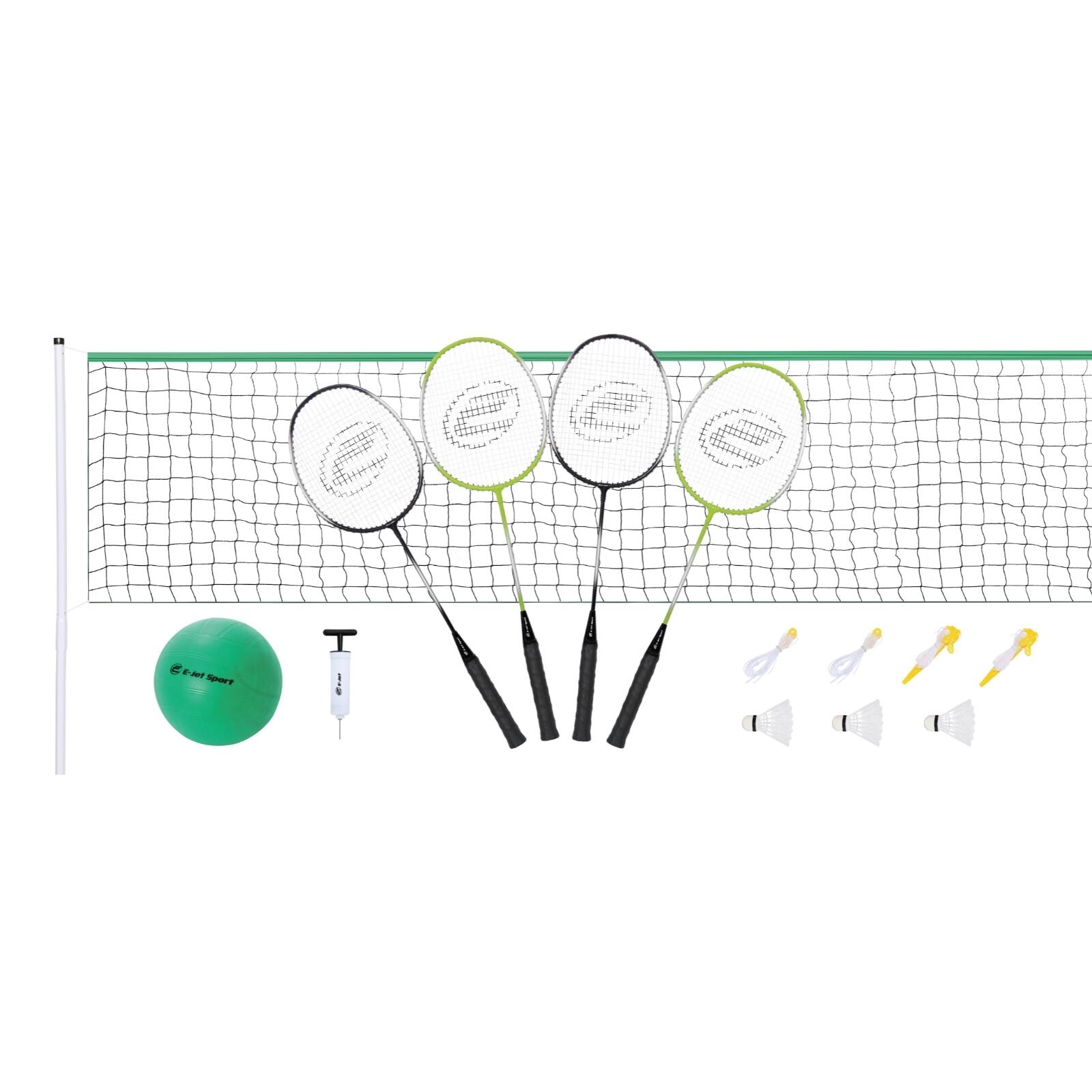 E-Jet Sport Badminton And Volleyball 2 In 1 Combo Set