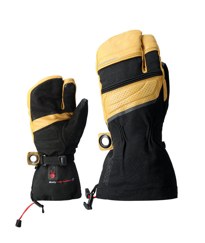 Lenz Heat Glove 8.0 Lobster Uni Black/Beige | Decathlon
