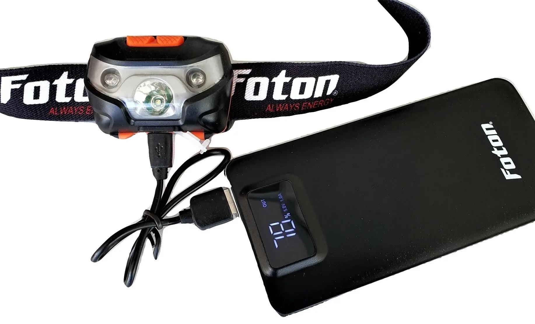 Lanterna frontala Foton Sport HL5643 reincarcabila USB 5/5