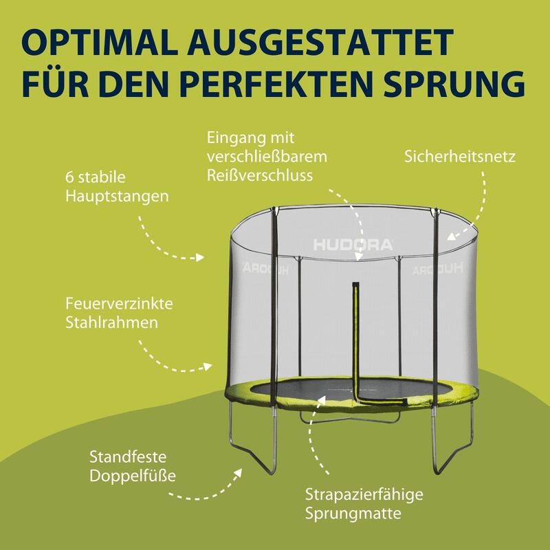 Hudora Trampolin Fabulous 300 3/7