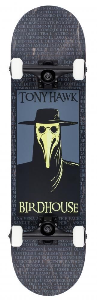 BIRDHOUSE Stage 3 Plague Doctor 8 Complete Skateboard