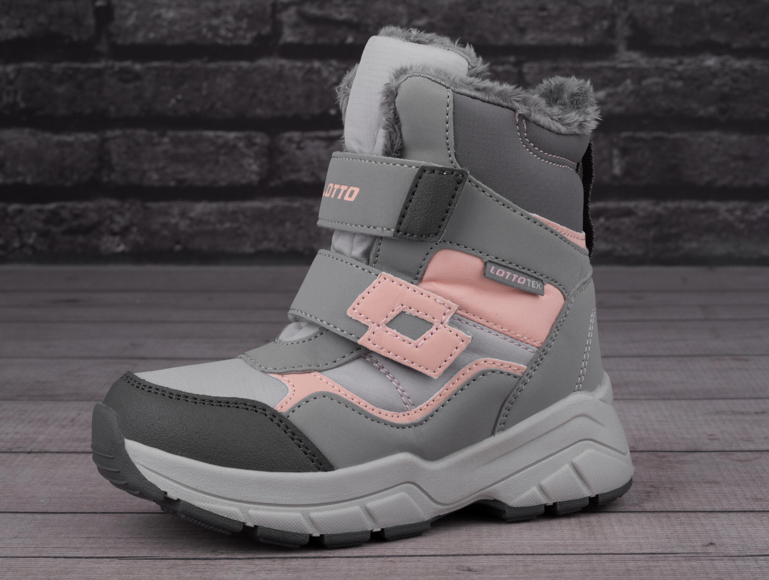 Buty dziecięce zimowe śniegowce Lotto HOONAH TEX K 3/6