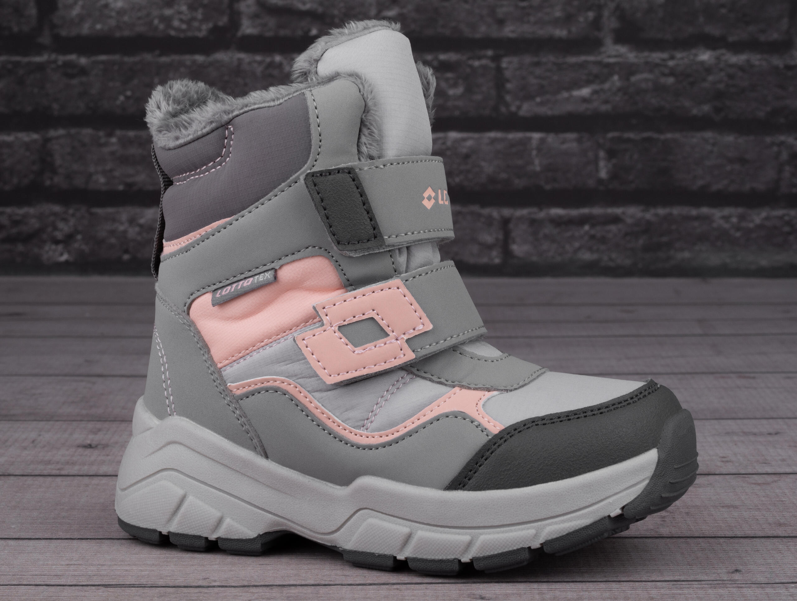 Buty dziecięce zimowe śniegowce Lotto HOONAH TEX K 2/6