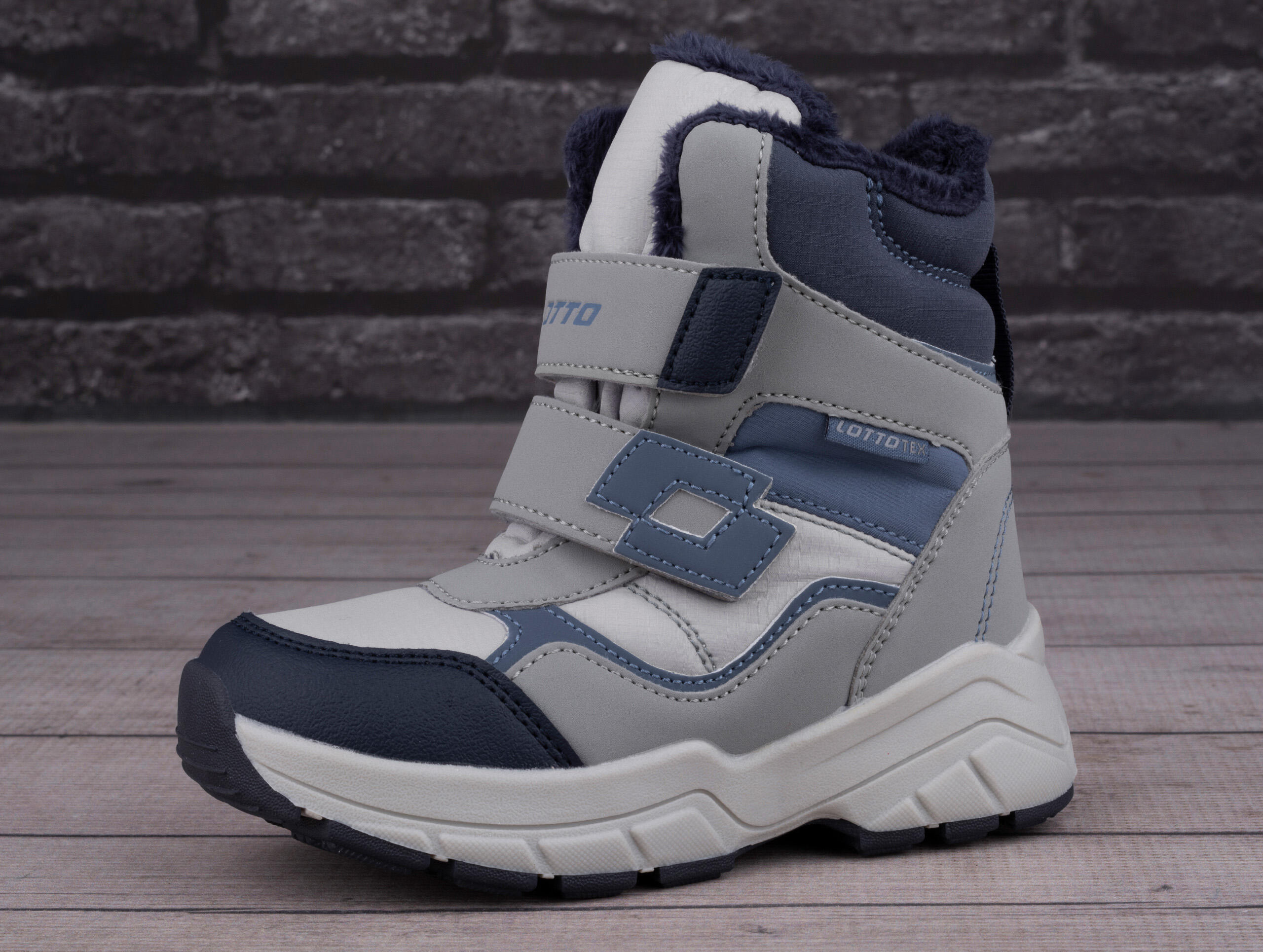 Buty chłopięce trapery zimowe Lotto HOONAH TEX K 3/6