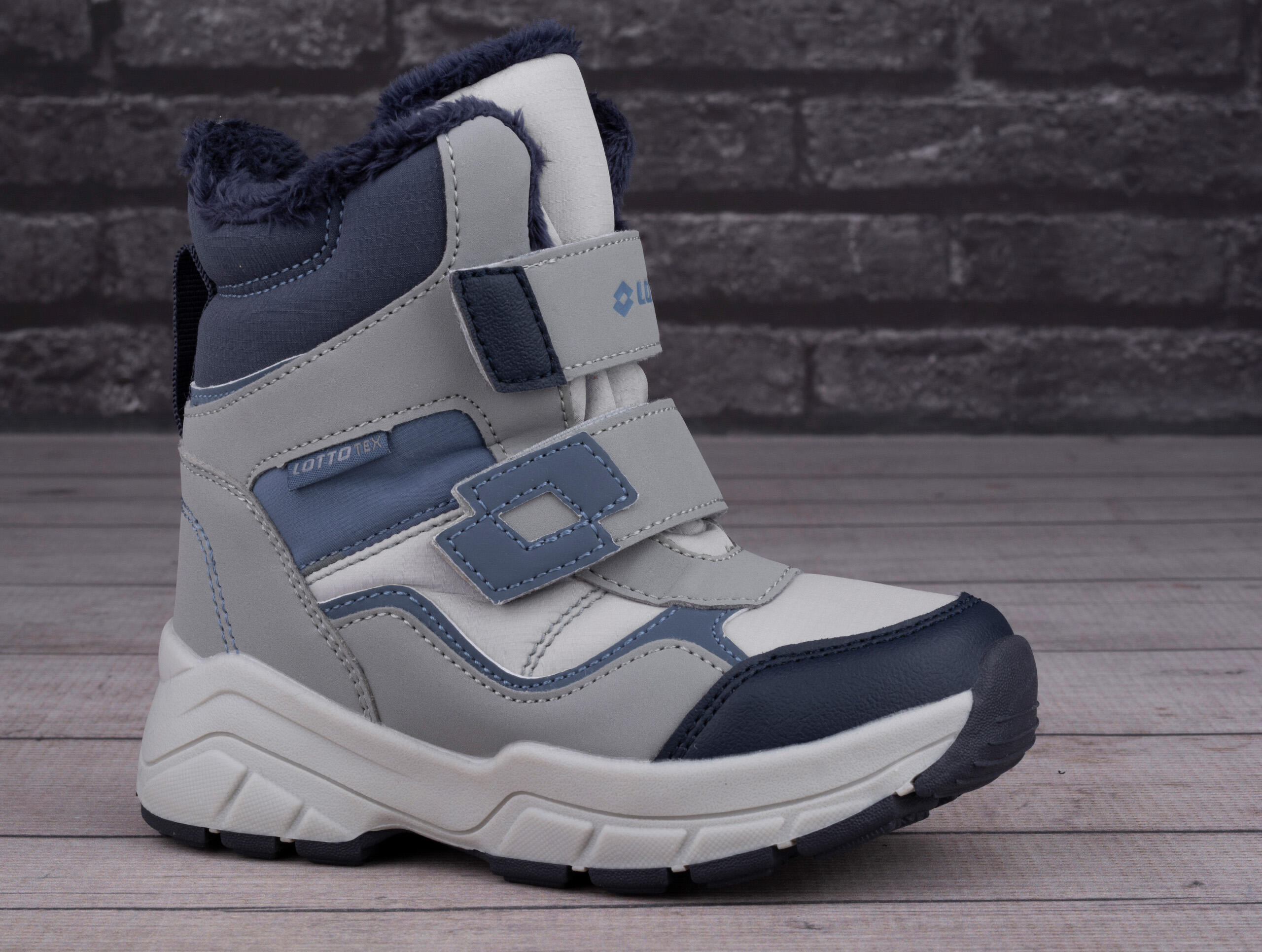Buty chłopięce trapery zimowe Lotto HOONAH TEX K 2/6