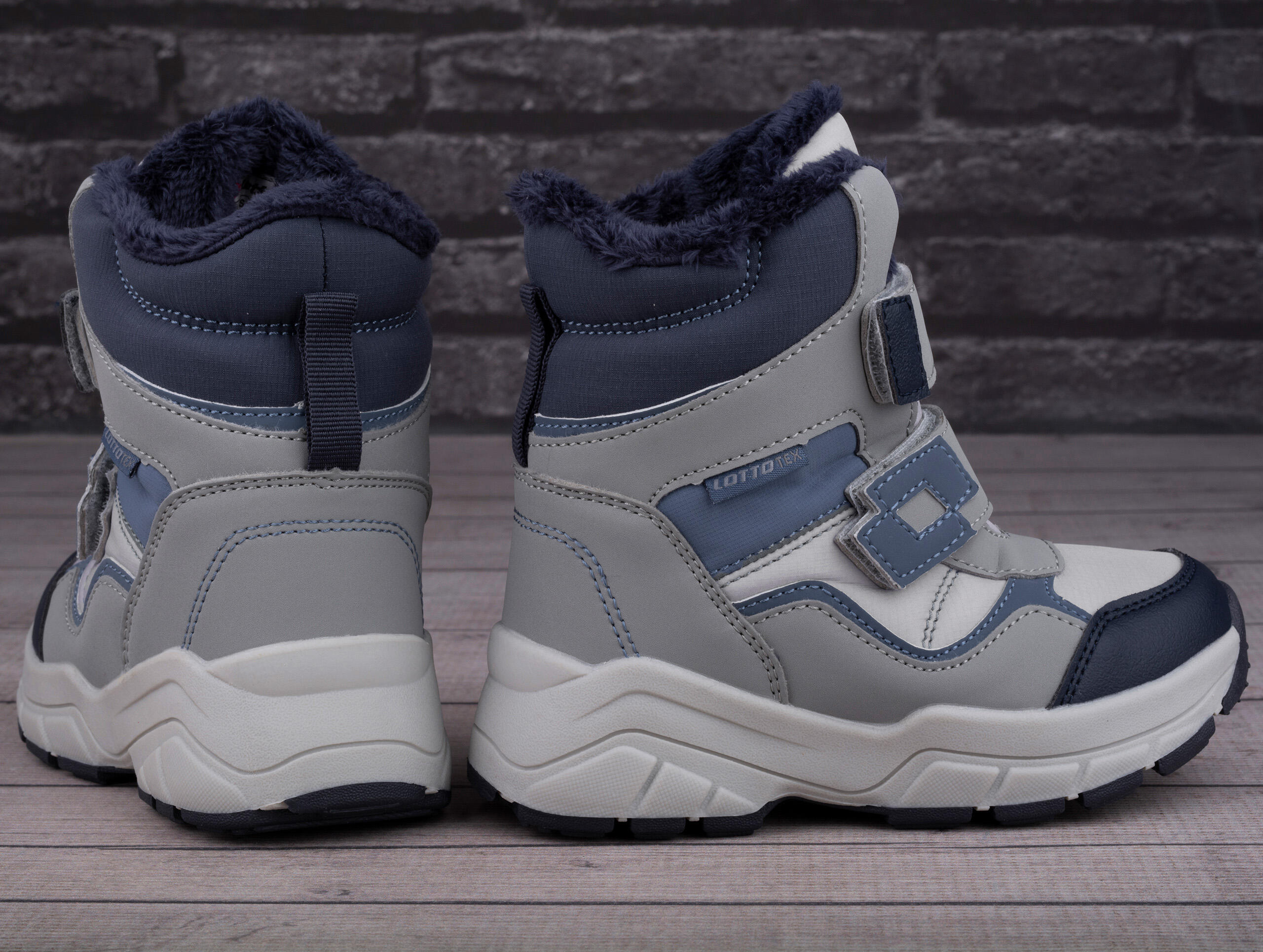 Buty chłopięce trapery zimowe Lotto HOONAH TEX K 4/6