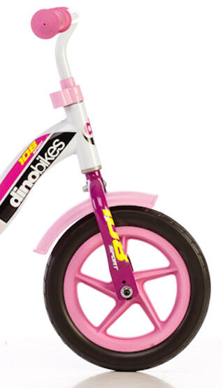Dino 108 Sport Mädchenfahrrad 10 Zoll Rosa/Weiß 4/4