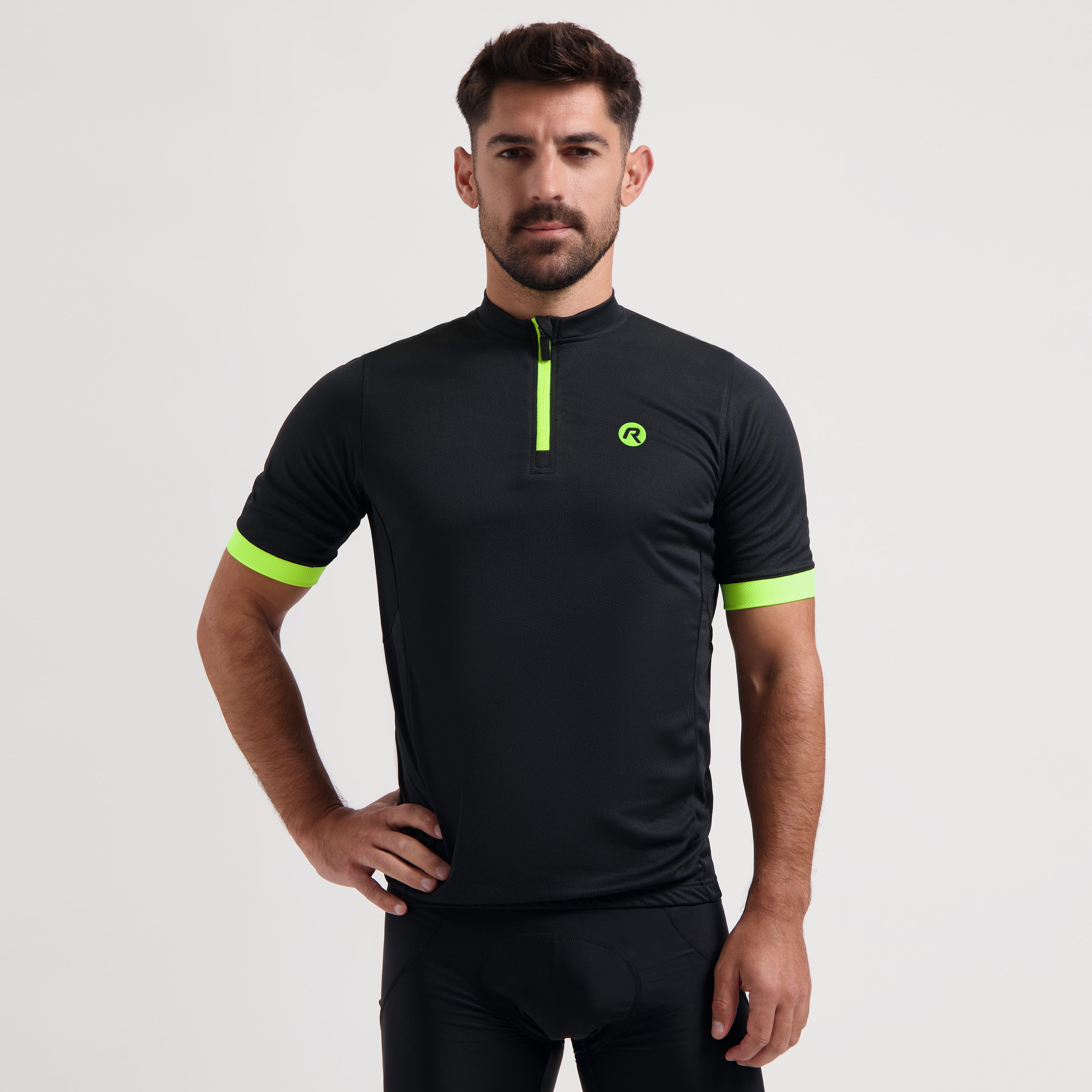 Rogelli - Maillot Manches Courtes Velo Homme - Core - Maillot Manches Courtes - Jaune|noir - 52 2xl - Decathlon