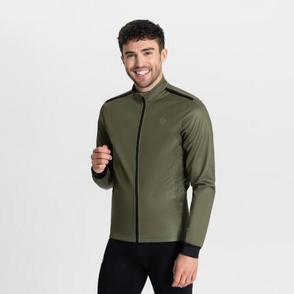Veste Vélo Hiver Homme Veste de Cyclisme Core Noir