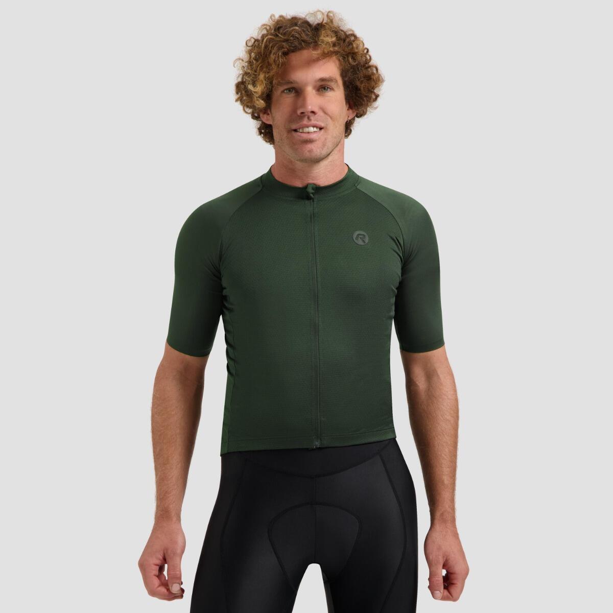 Rogelli - Maillot Vélo Route Manches Courtes Homme Essential Ii - Maillot Manches Courtes - Vert - 58 4xl - Decathlon
