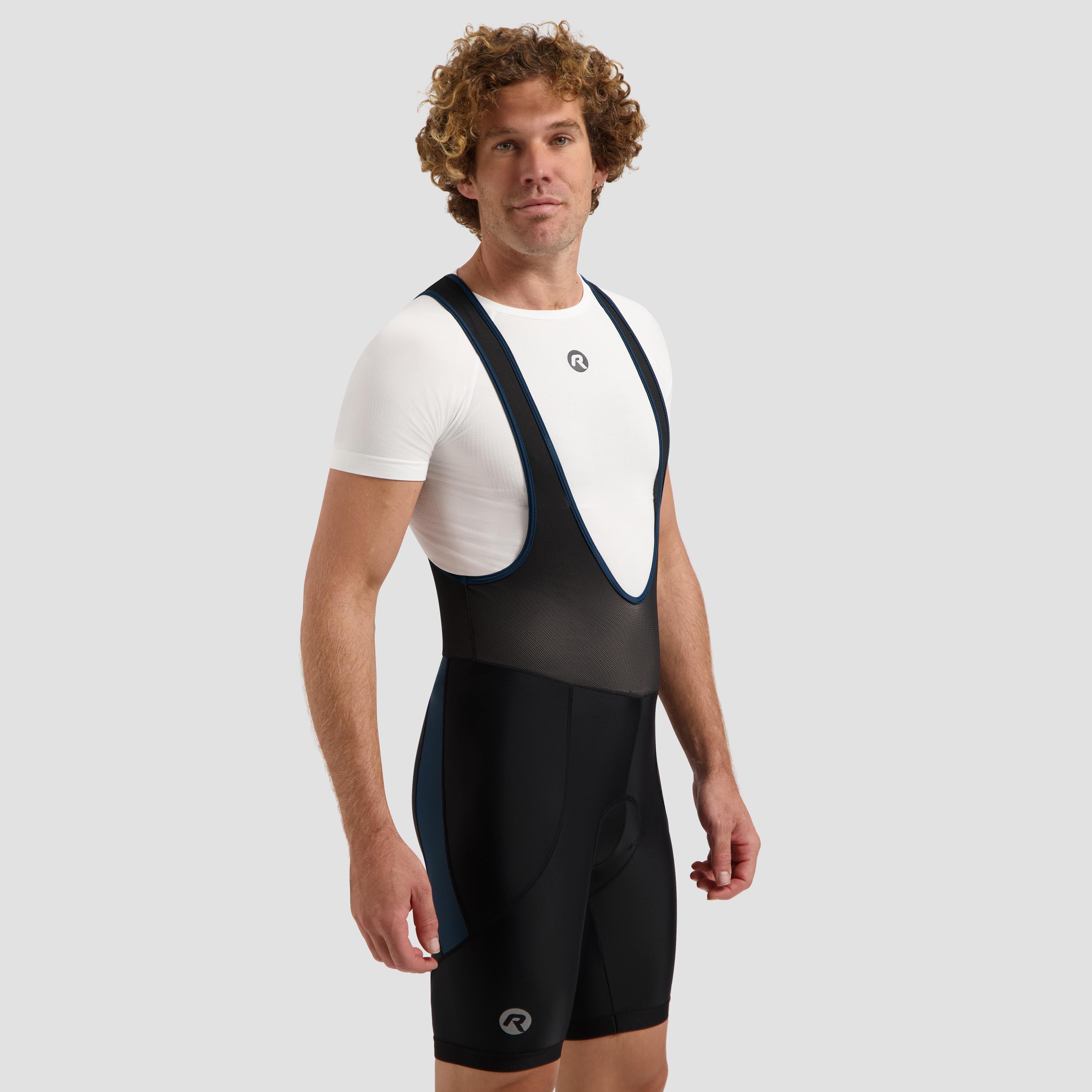 Rogelli - Cuissard Velo Homme - Core Colored - Cuissard De Vélo À Bretelles - Bleu|noir - 56 3xl - Decathlon