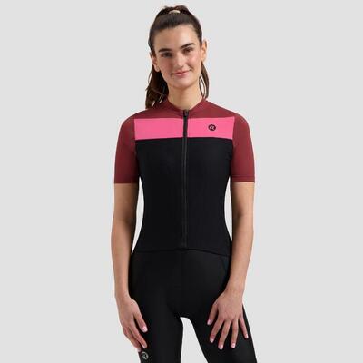 Fietsshirt korte mouwen dames core block