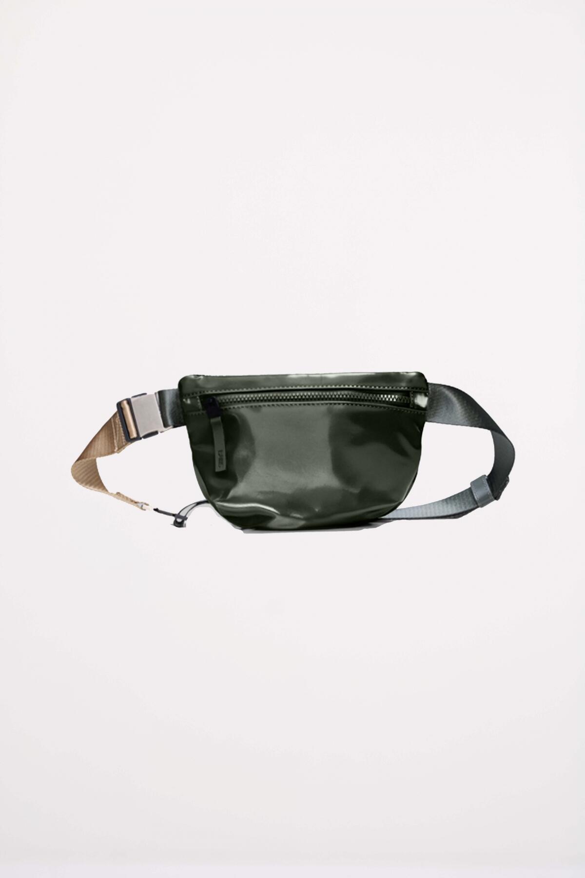 Borsa Da Viaggio Rains Modello Valera Bum Bag Micro Colore Verde 5/5