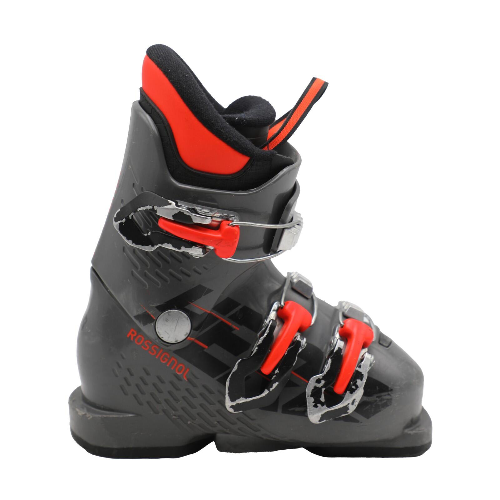 Rossignol - Reconditionne - Chaussure De Ski Junior Rossignol Hero J3_3 Crochets - Chaussures De Ski - Gris - 20,5 Cm - Decathlon