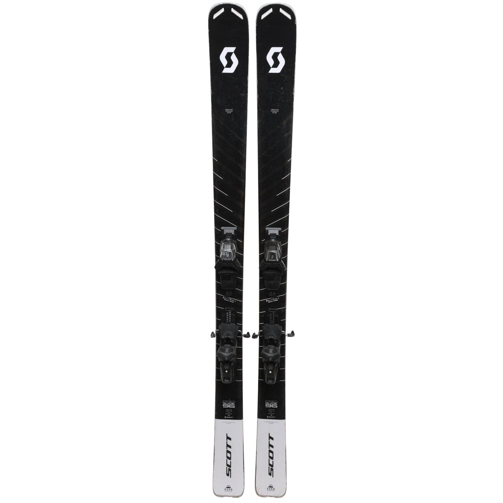RECONDITIONNE - Ski Scott Pro Guide 96 + Fixations 2/4