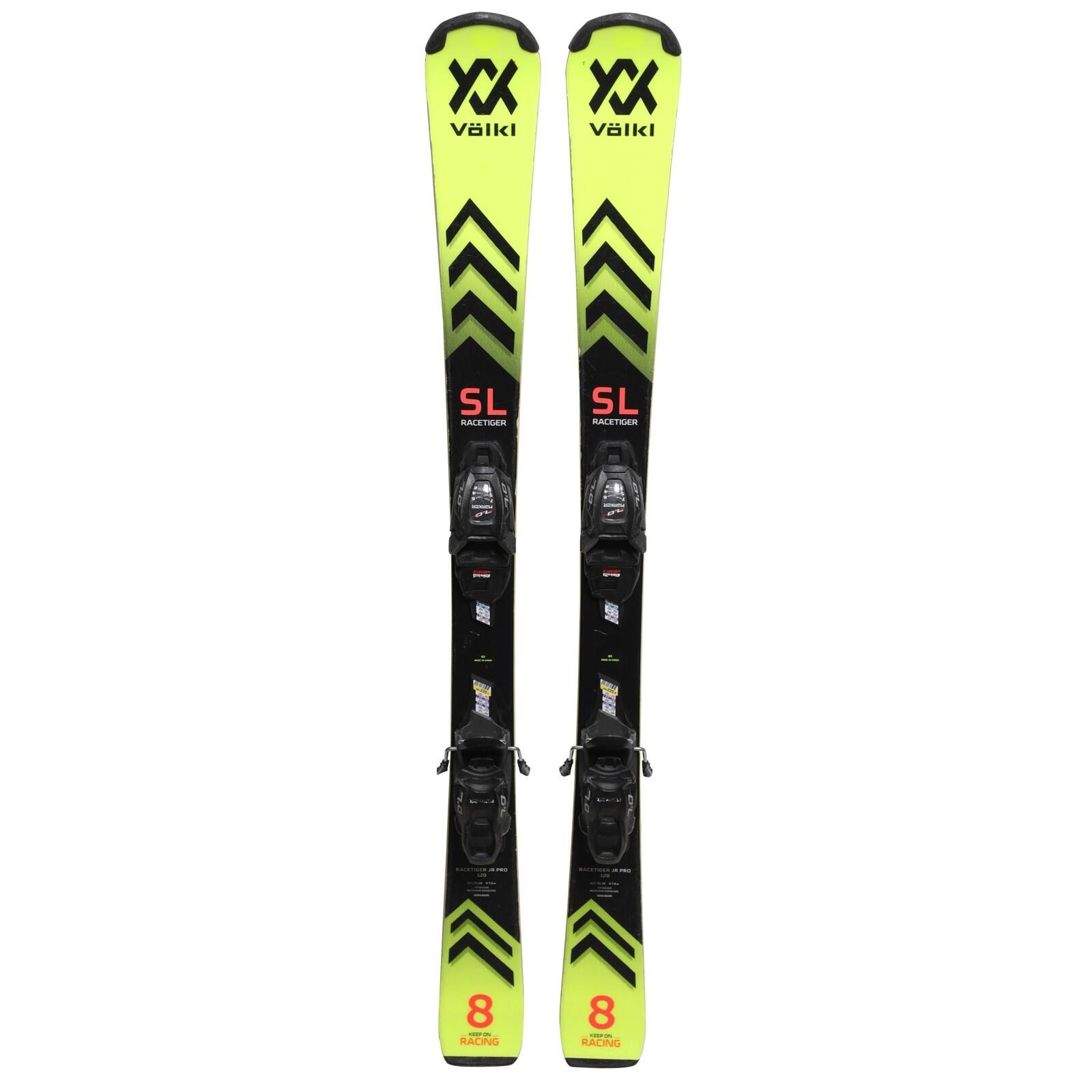 RECONDITIONNE - Ski Junior Volkl Racetiger Jr Pro Sl + Fixations - CORRECT 2/5