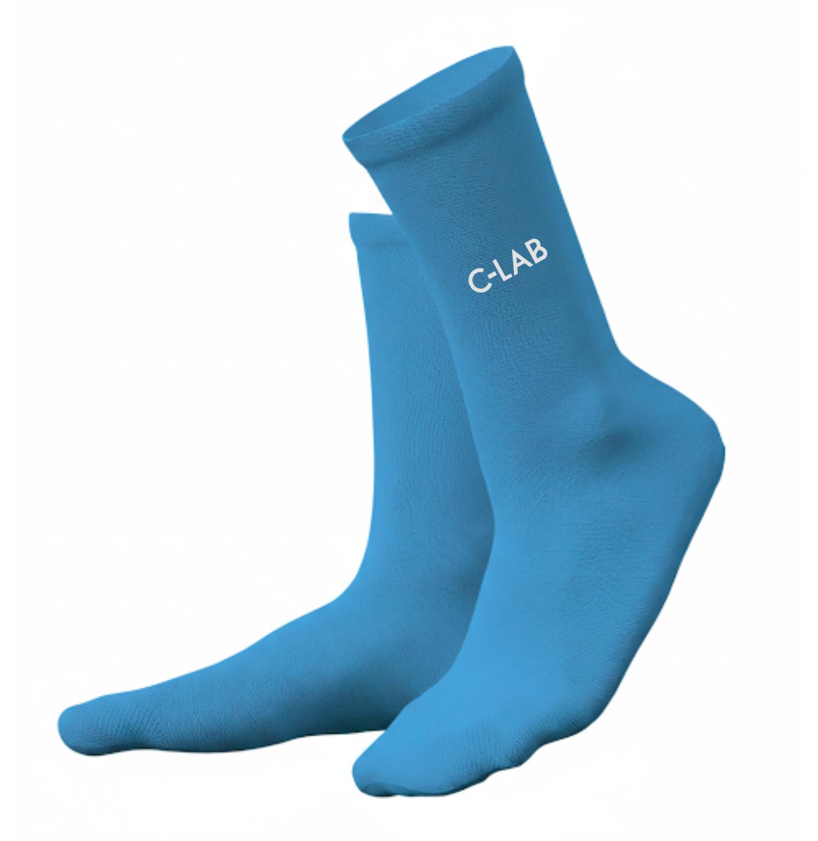 Calze da ciclismo/running traspiranti – Turchese 2/4