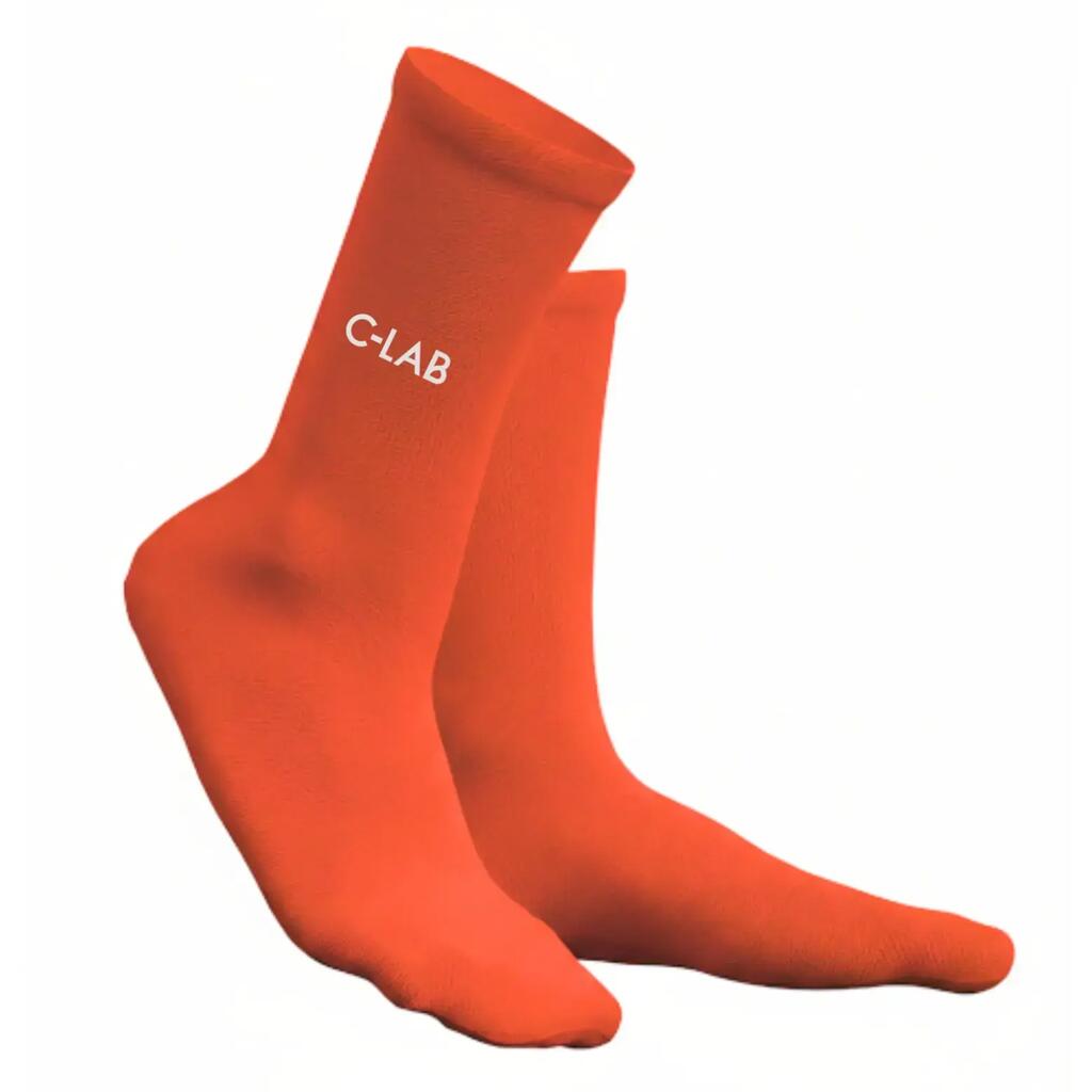 Breathable Cycling/Running Socks – Orange