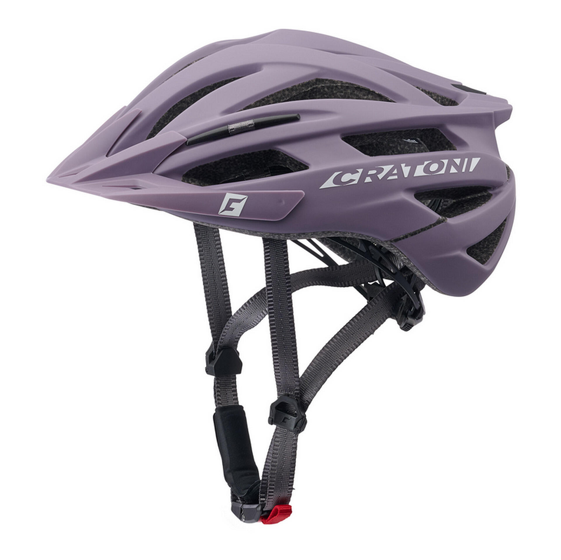 Kask rowerowy MTB Agravic fioletowy