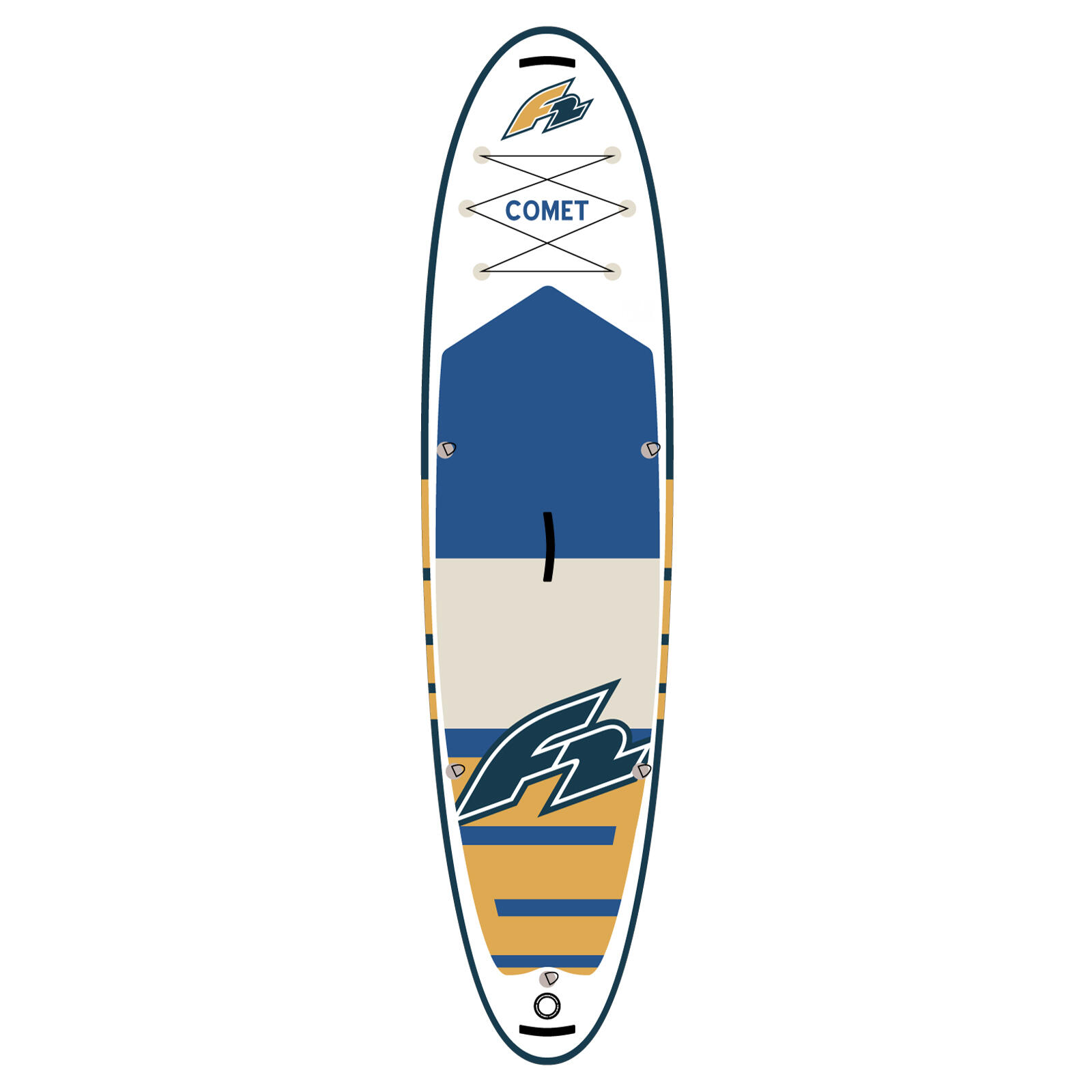 F2 Set Stand Up Paddle Board Comet Weiss 11,6 + Kajak Zubehör Paket 3/7