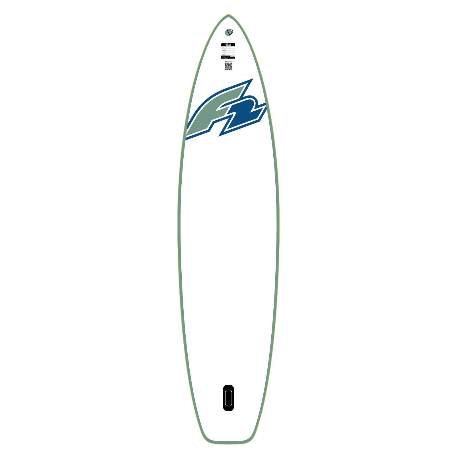 F2 Set Stand Up Paddle Board Pure Weiss 11,6 + Basic Zubehör Paket 4/7