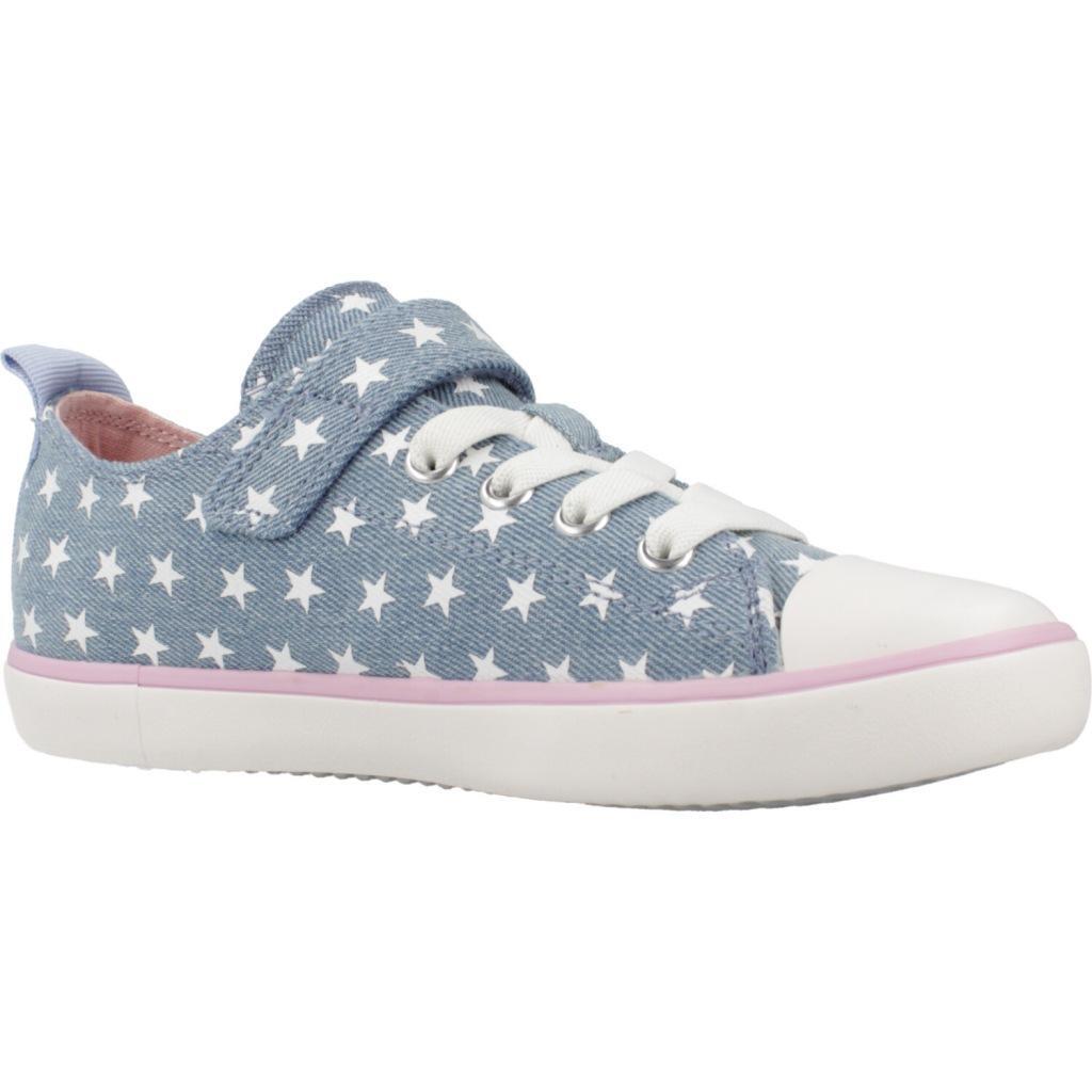 Baskets Geox Modèle J Gisli Girl Couleur Bleu 5/5