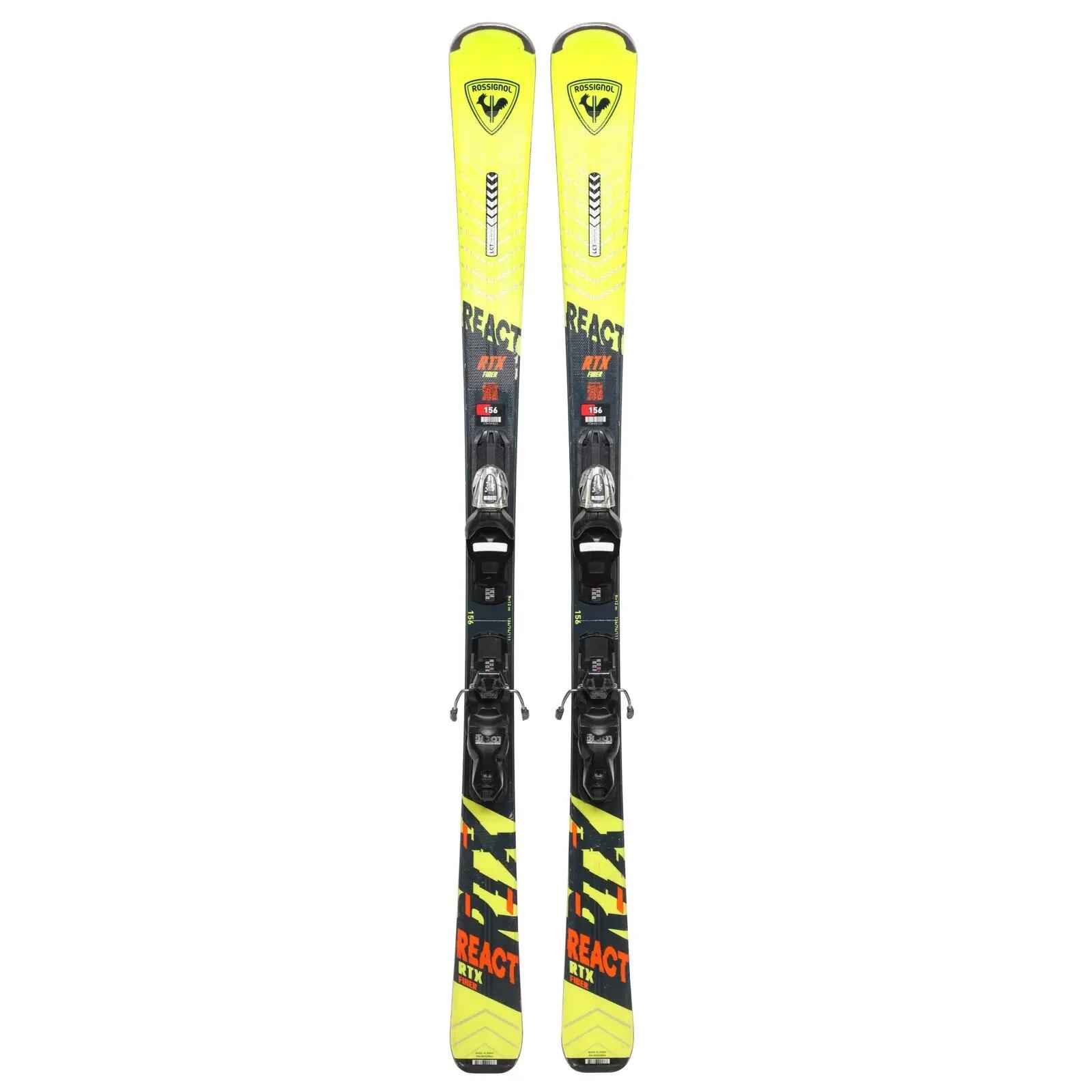RECONDITIONNE - Ski Rossignol React Rtx Fiber + Fixations 2/4