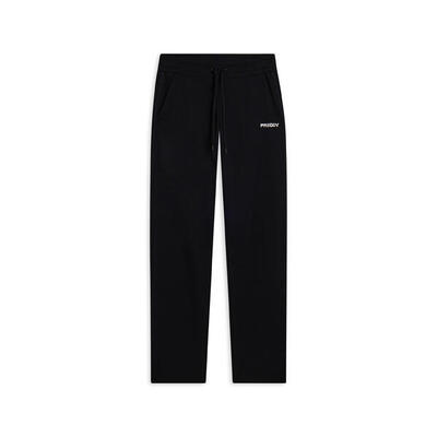 Pantaloni comfort con gamba dritta e stampa laterale